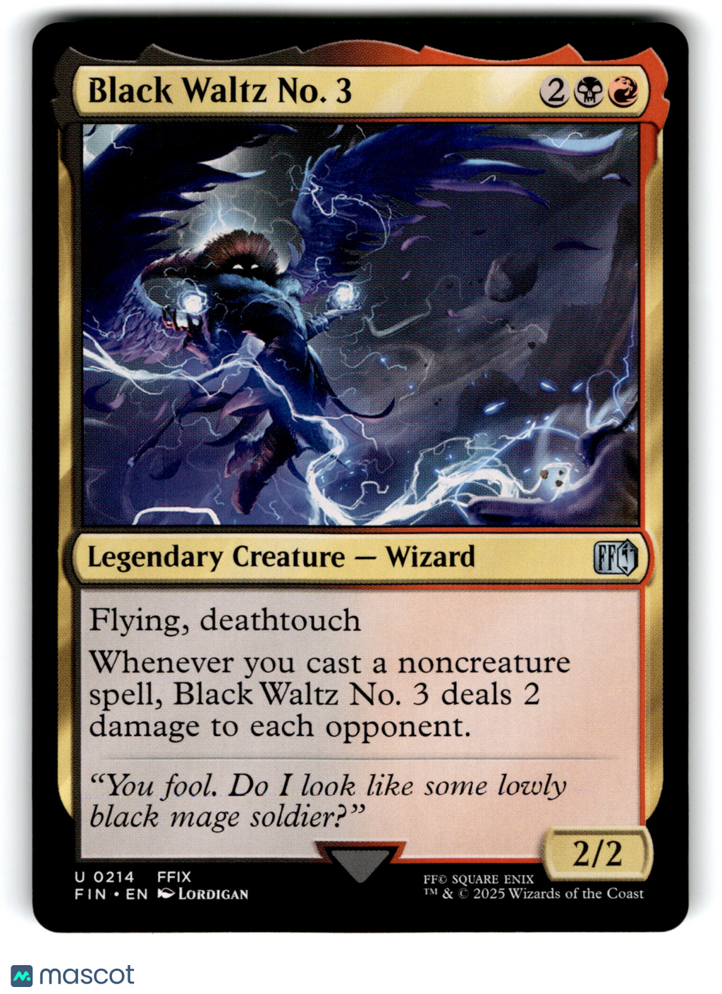 2025 Magic: The Gathering Black Waltz No. 3 #214