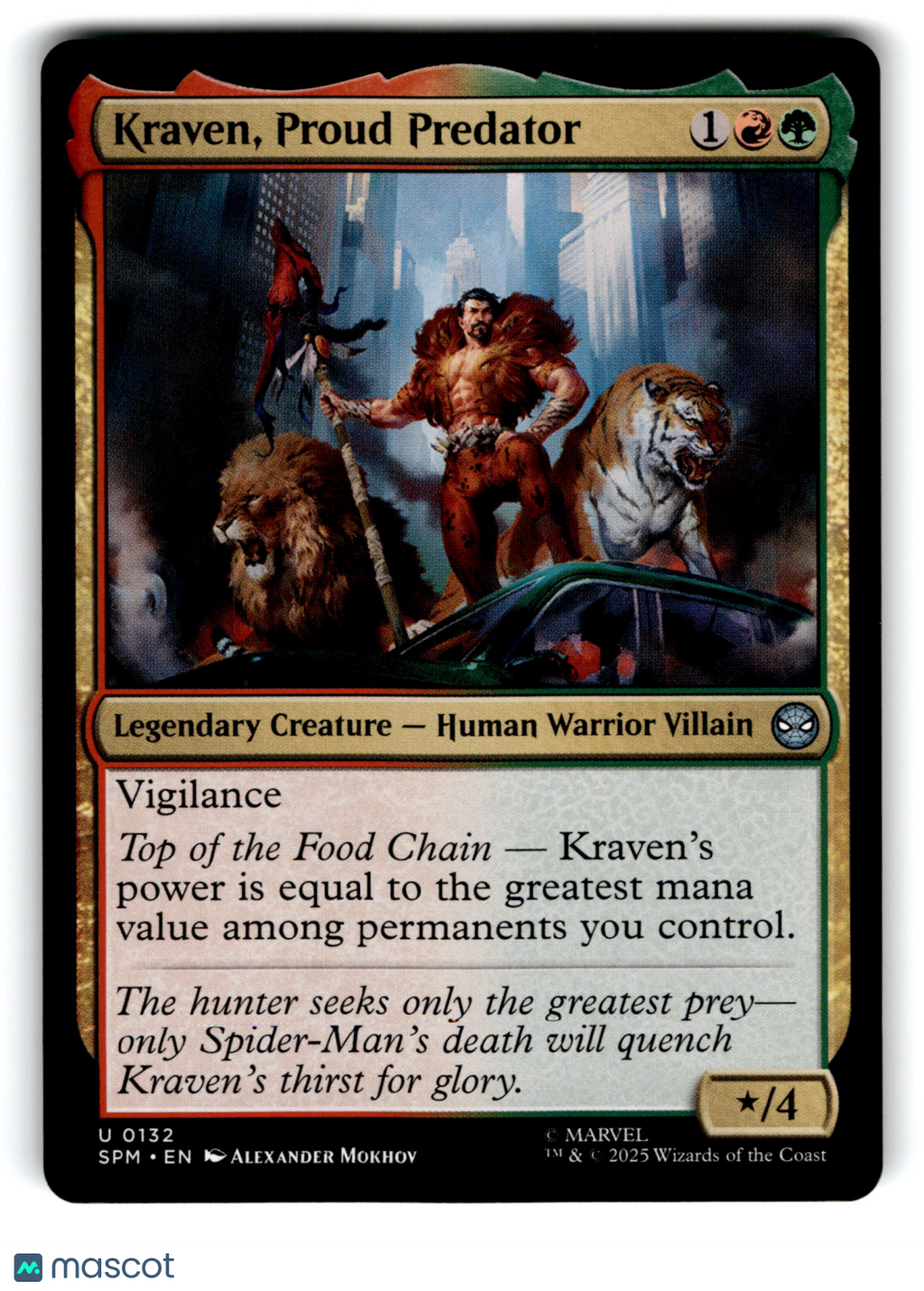 2025 Magic: The Gathering Kraven, Proud Predator #0132