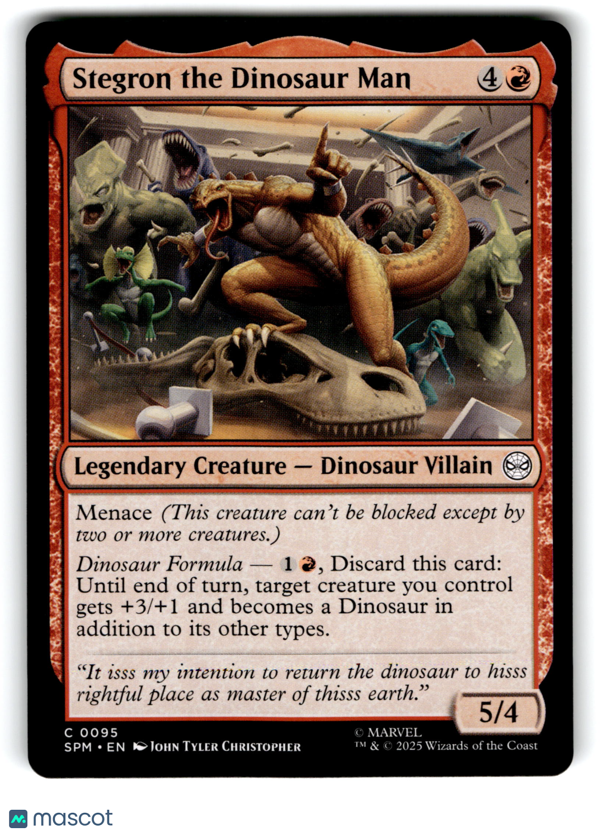 2025 Magic: The Gathering Stegron the Dinosaur Man