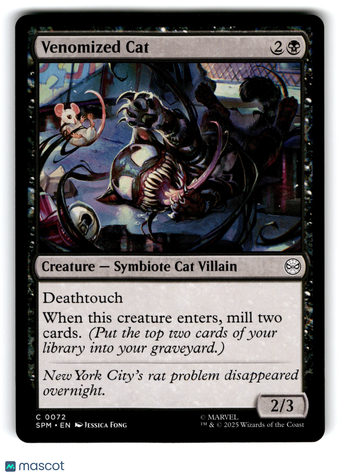 2025 Magic: The Gathering Venomized Cat #0072