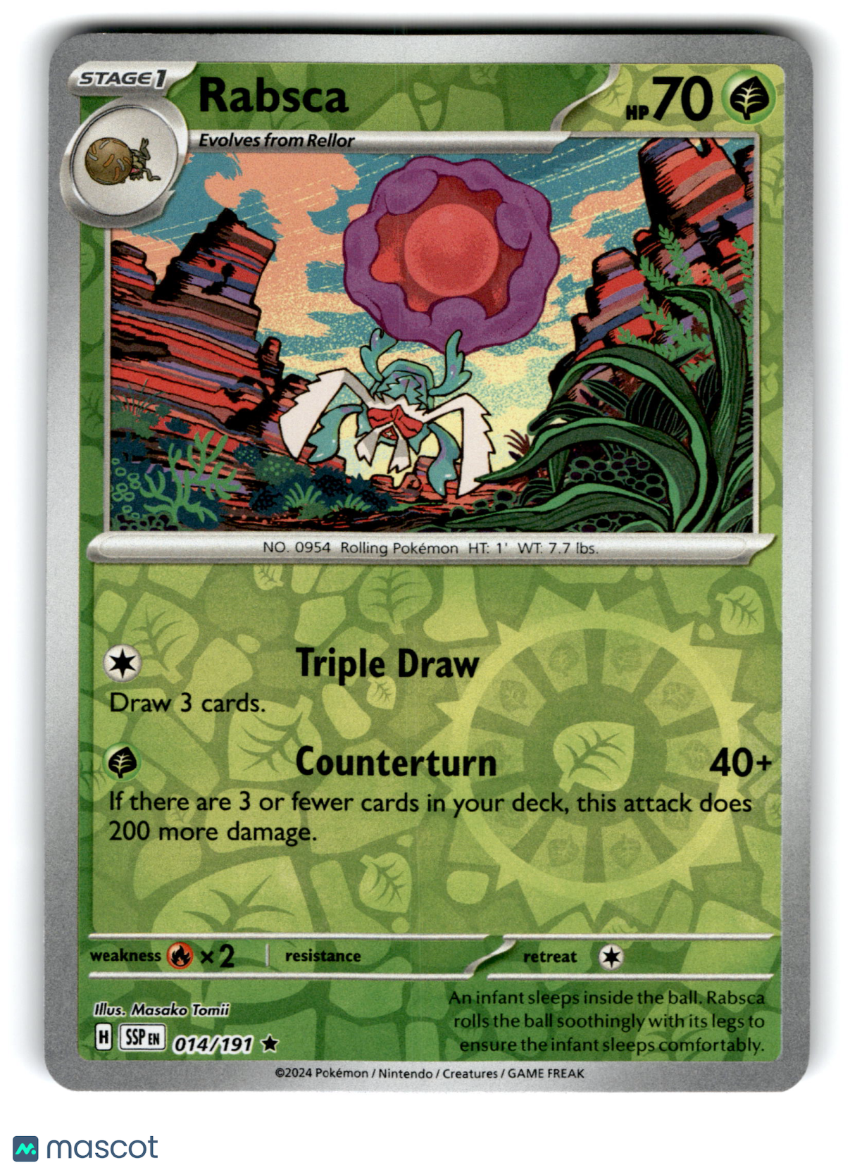 2024 Pokemon Rabska #14/191