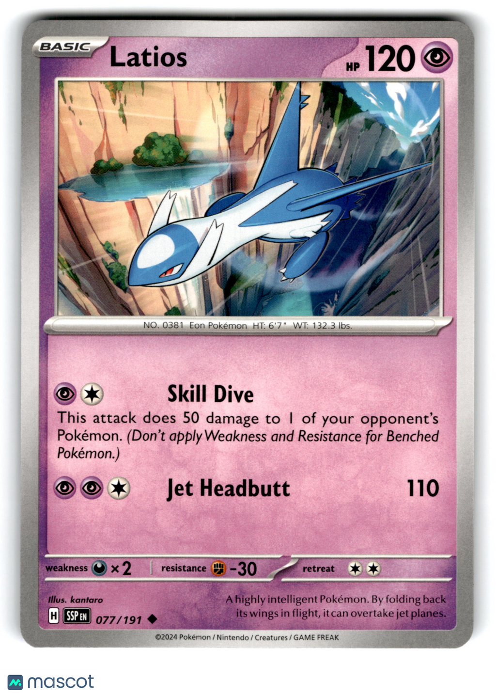 2024 Pokemon Latios #77/191