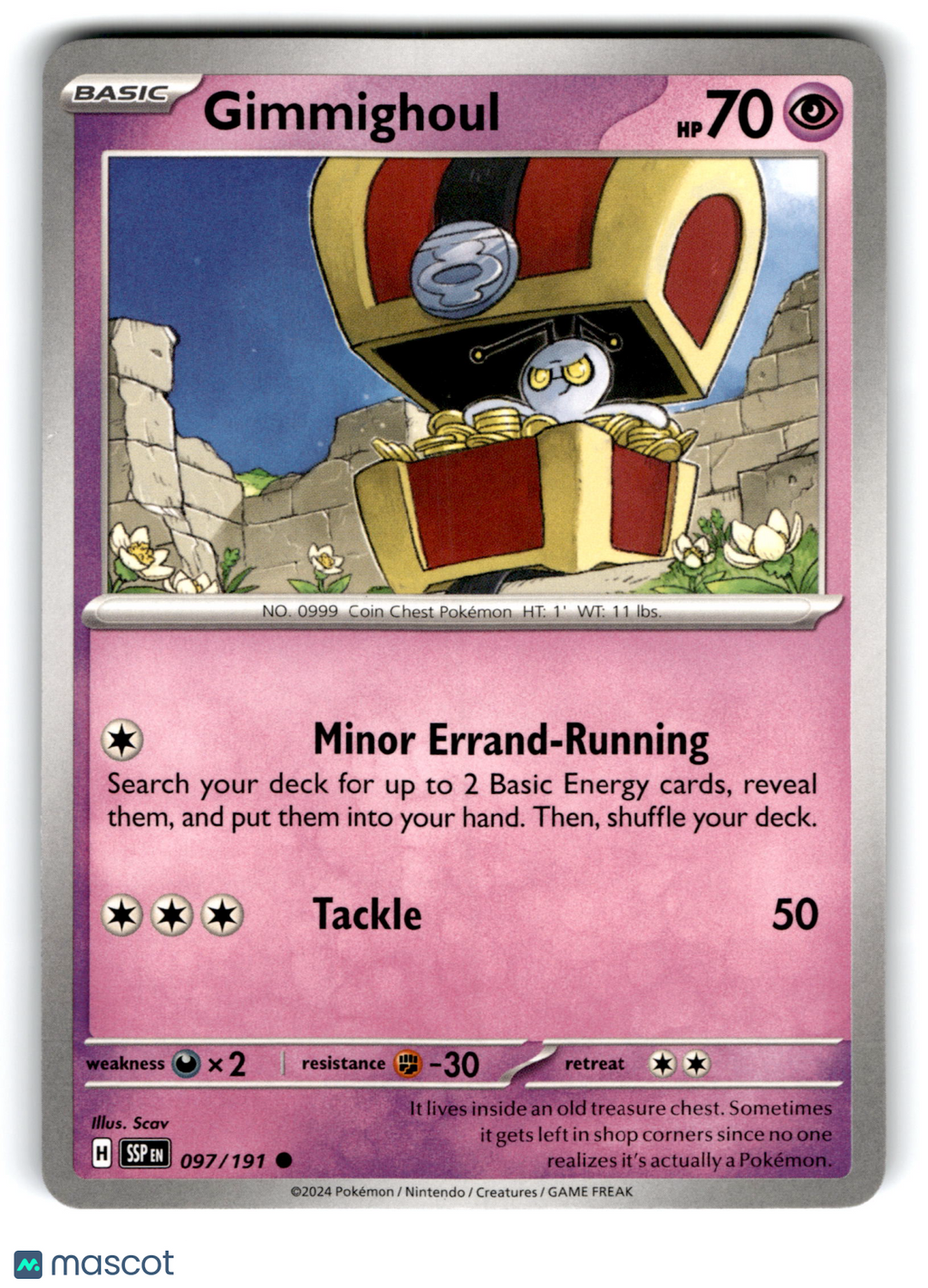 2024 Pokemon Gimmighoul #97/191