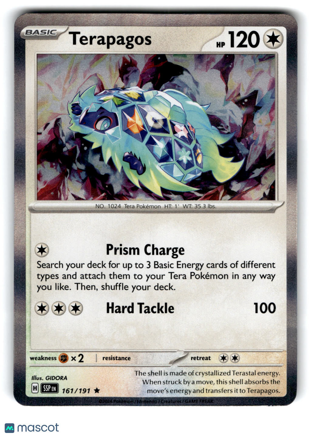 2024 Pokemon Terapagos #161/191