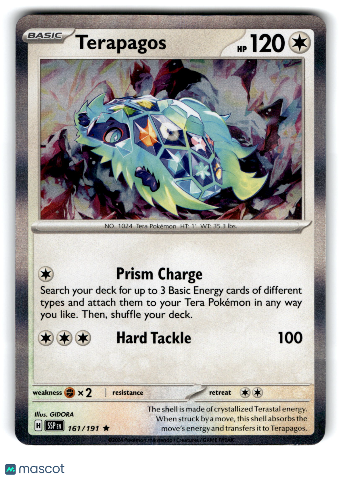2024 Pokemon Terapagos #161/191