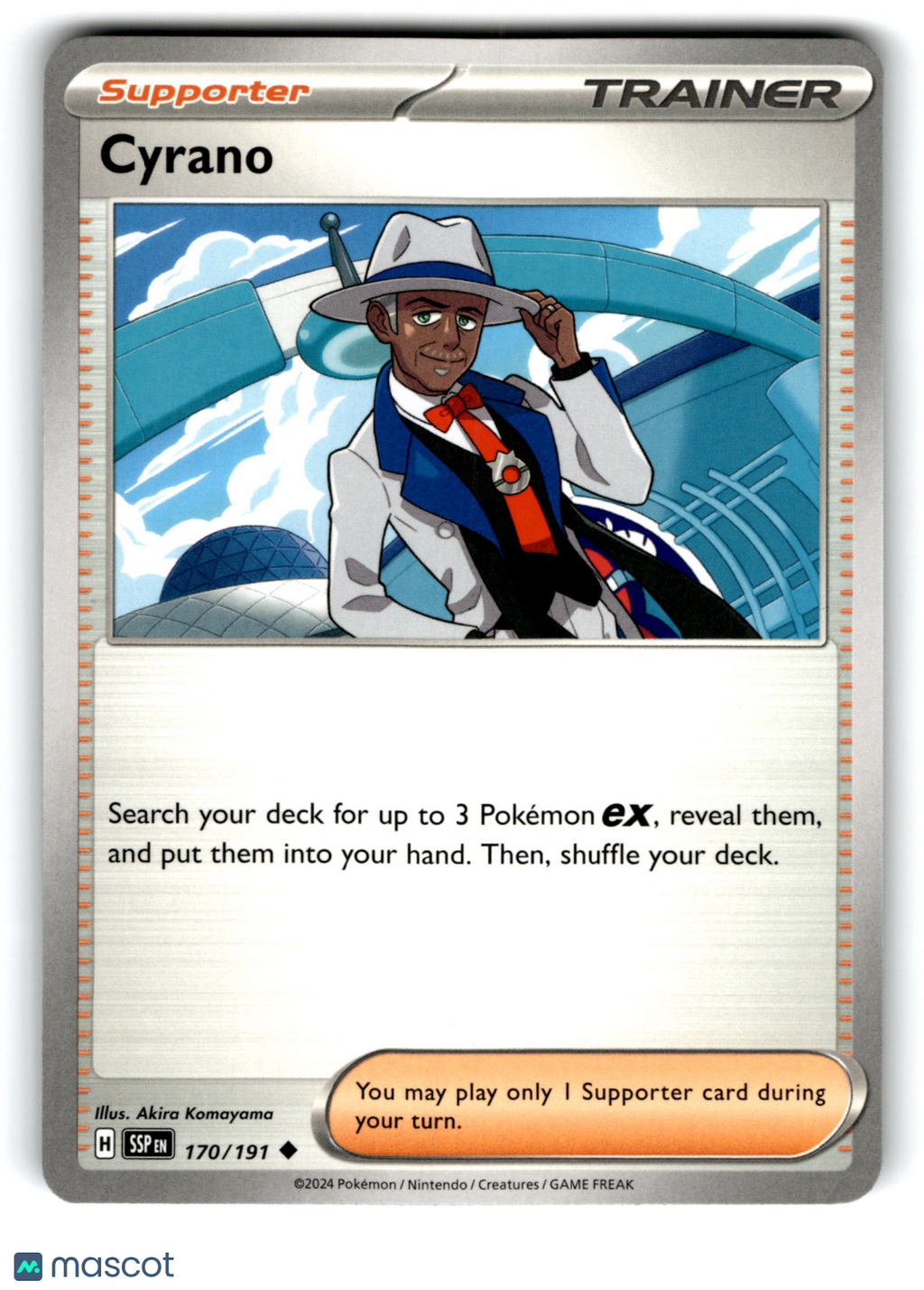 2024 Pokemon Cyrano #170/191 ex