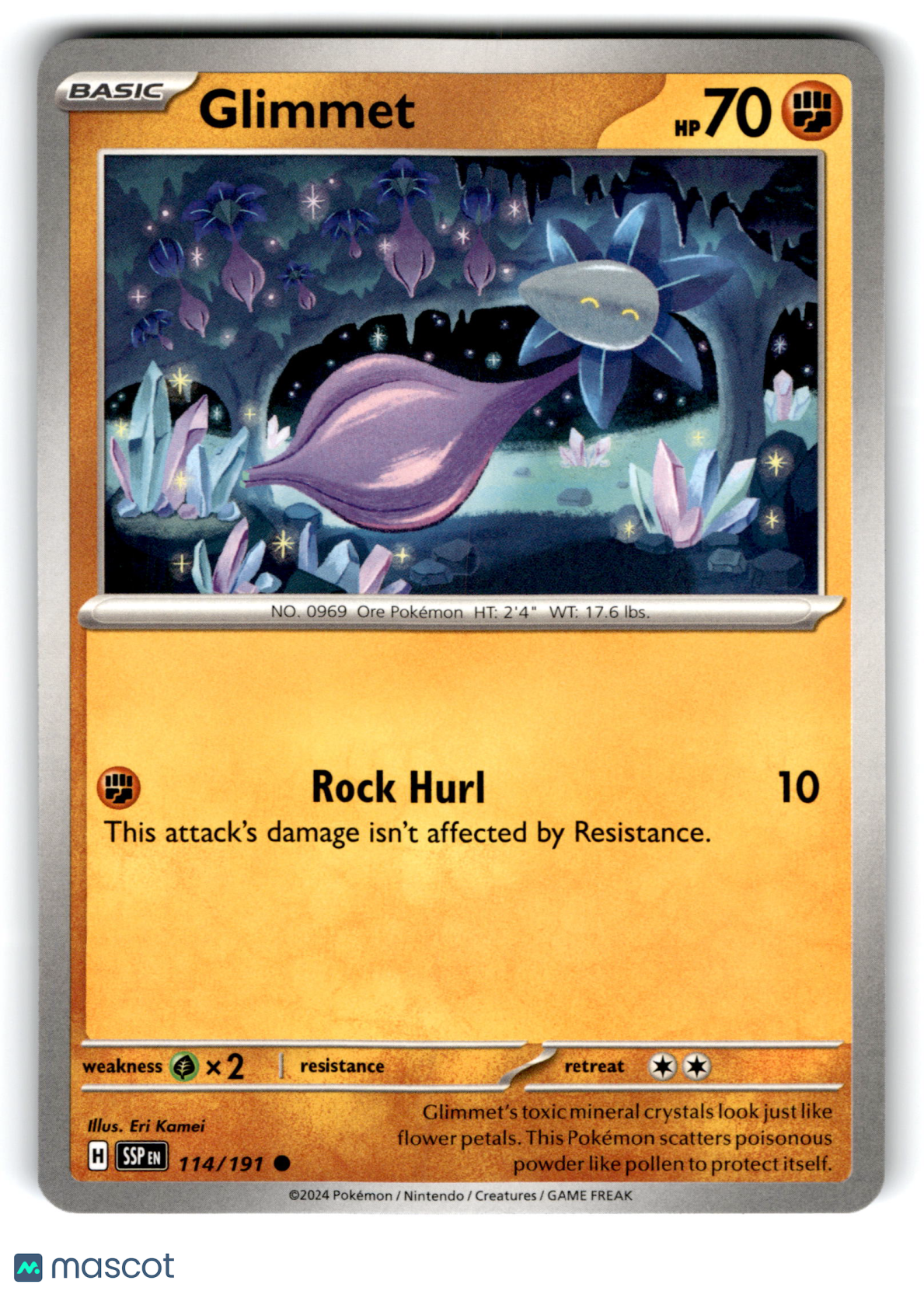 2024 Pokemon Glimmet #114/191