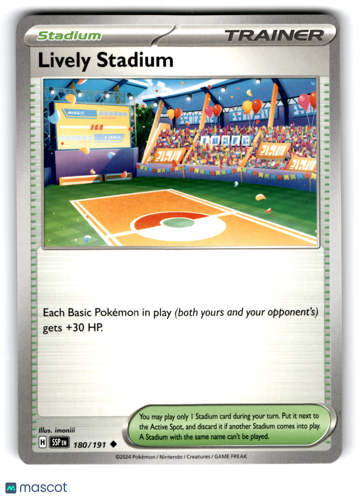2024 Pokemon Lively Stadium #180/191