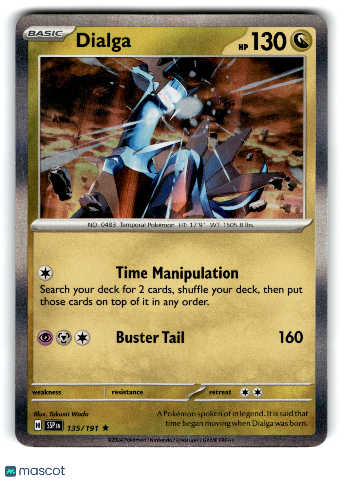2024 Pokemon Dialga #135/191