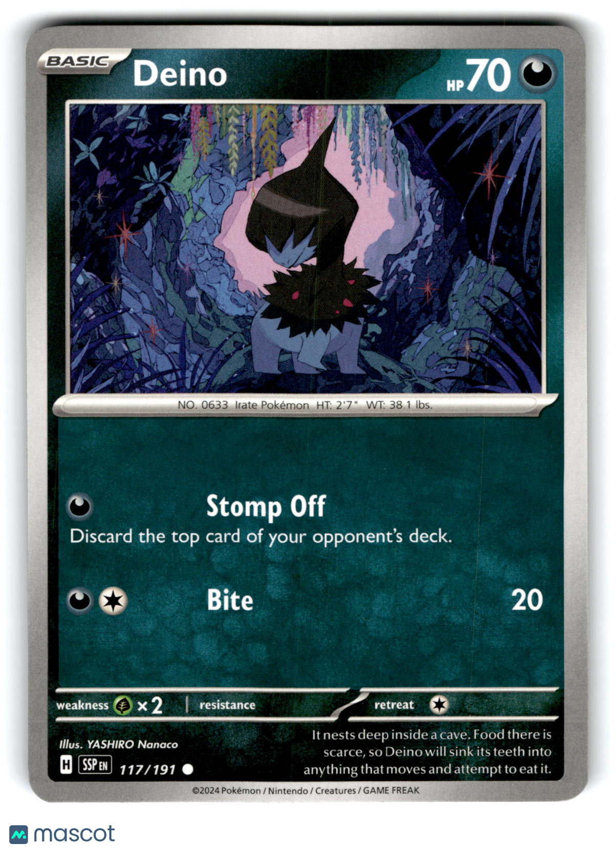 2024 Pokemon Deino #117/191