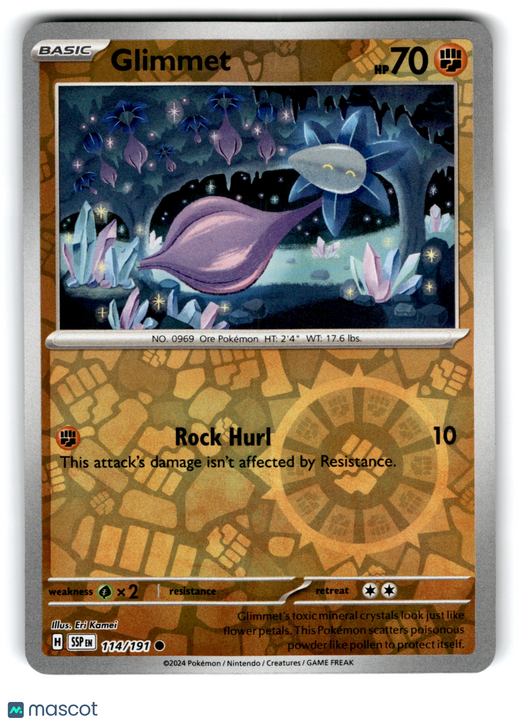 2024 Pokemon Glimmet #114/191