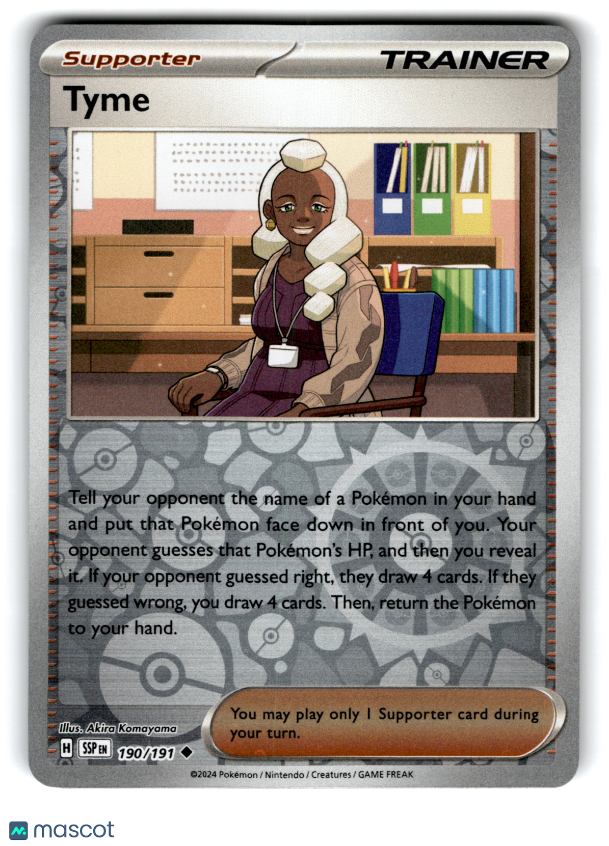 2024 Pokemon Tyme #190/191