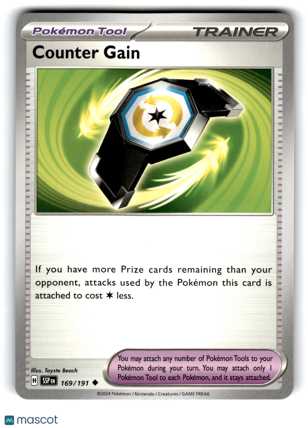 2024 Pokemon Counter Gain #169/191
