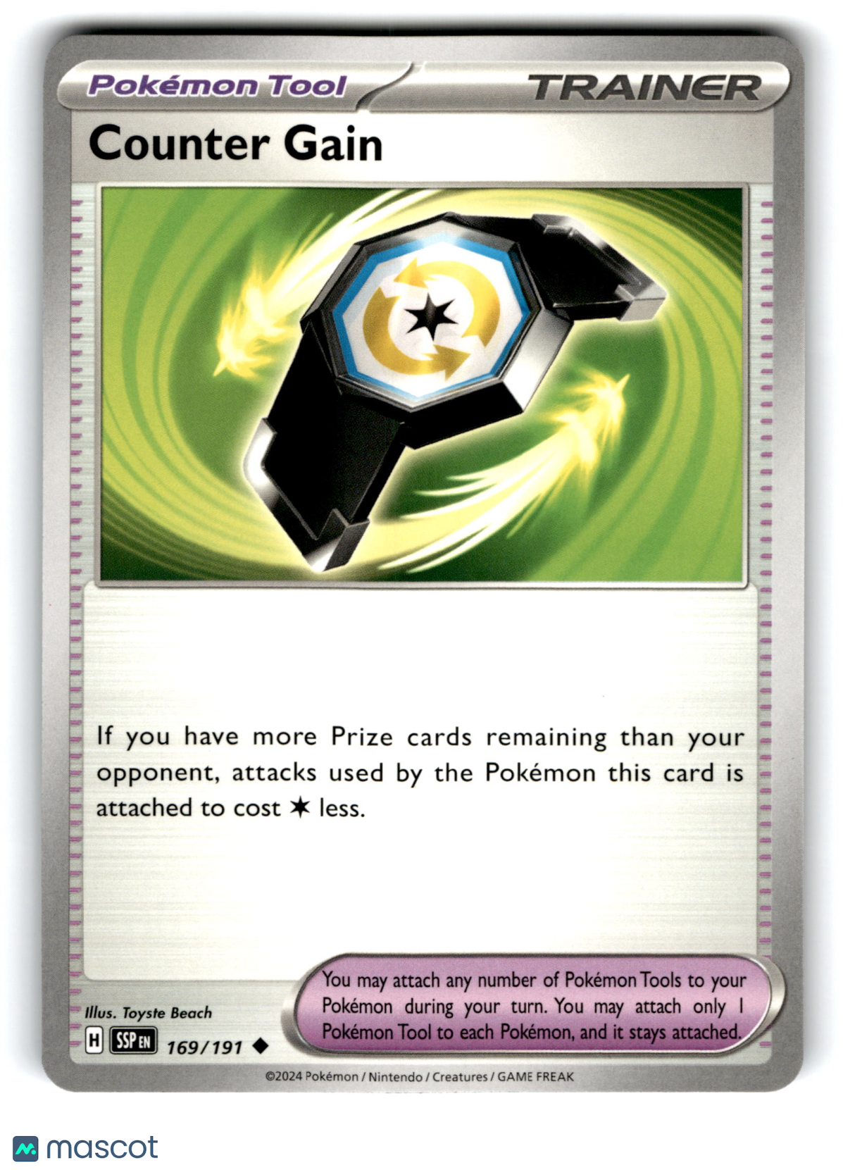 2024 Pokemon Counter Gain #169/191