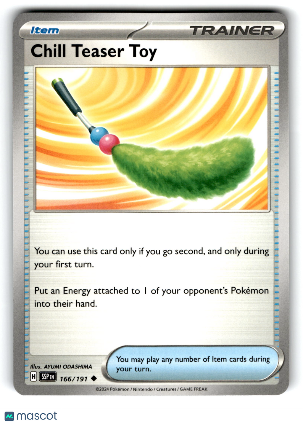 2024 Pokemon Chill Teaser Toy #166/191