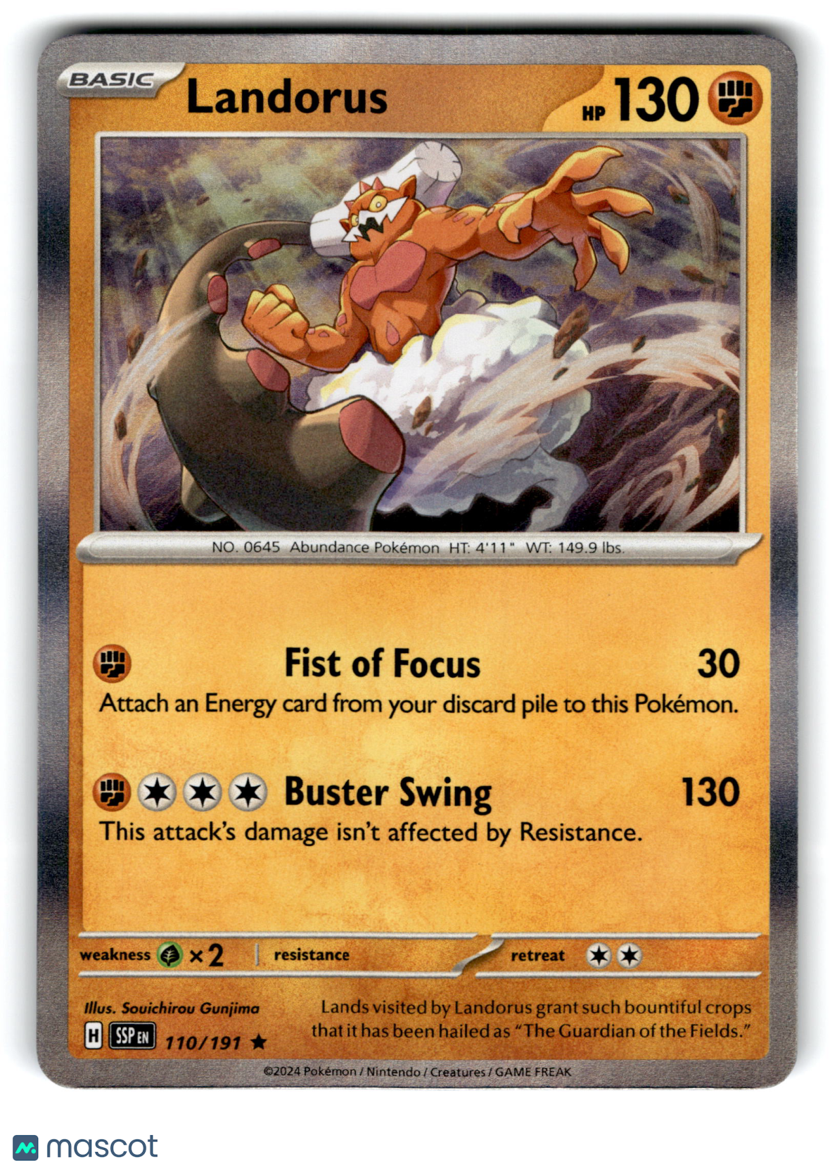 2024 Pokemon Landorus #110/191