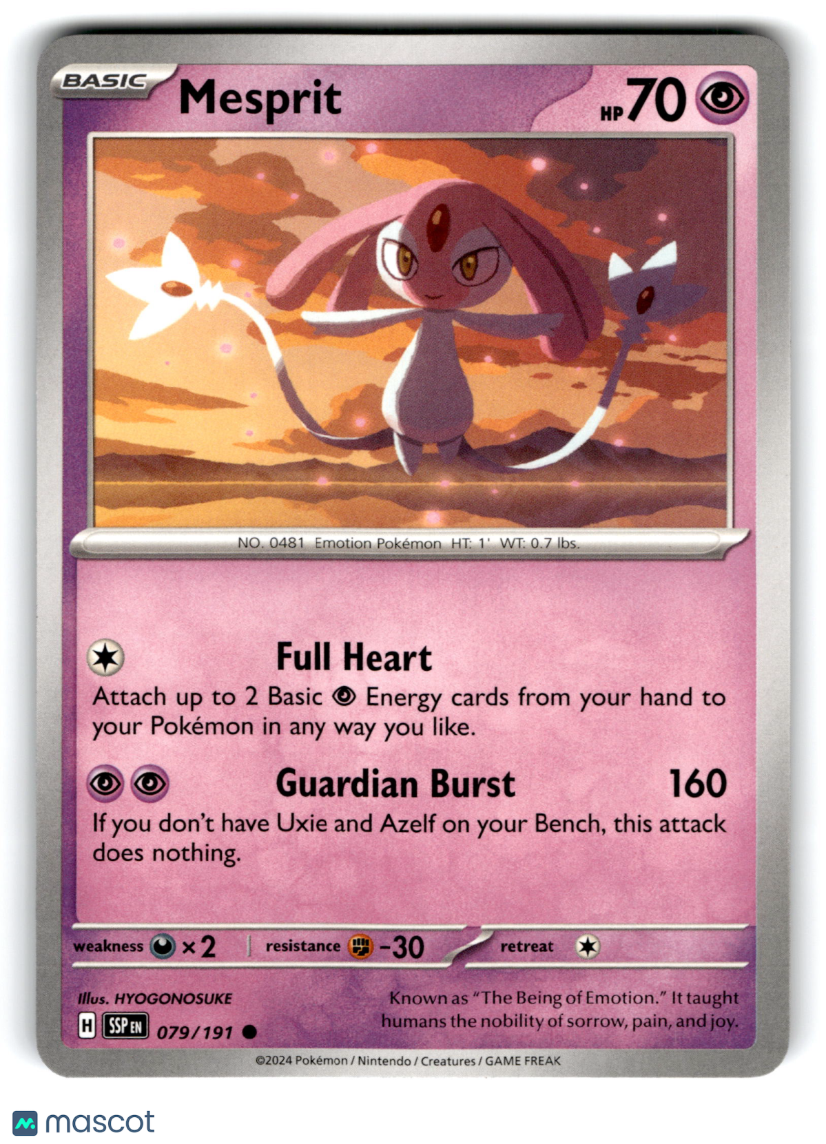 2024 Pokemon Mesprit #79/191