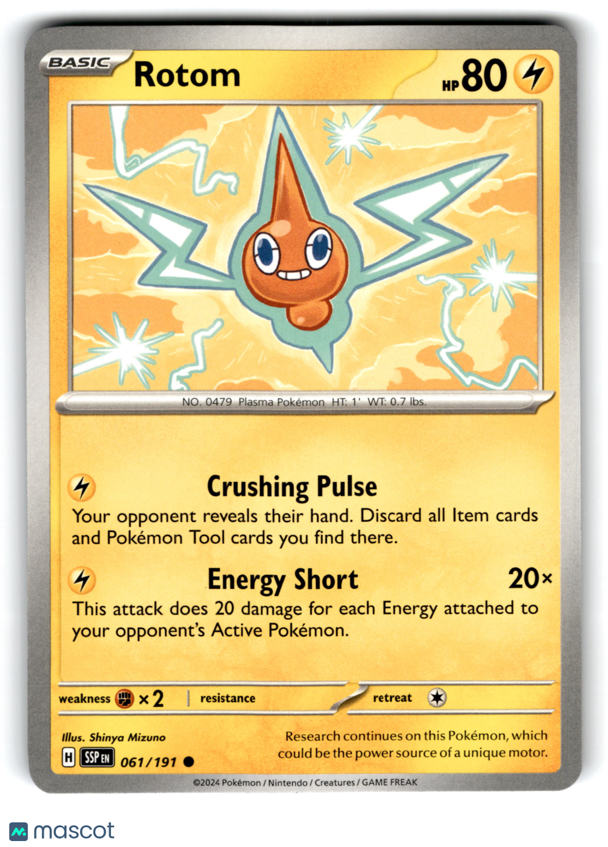 2024 Pokemon Rotom #61/191