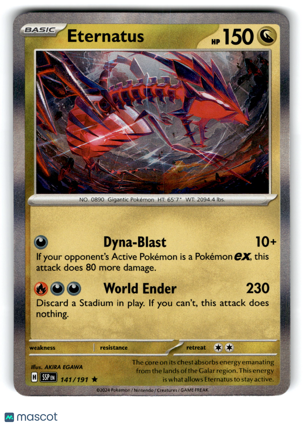 2024 Pokemon Eternatus #141/191