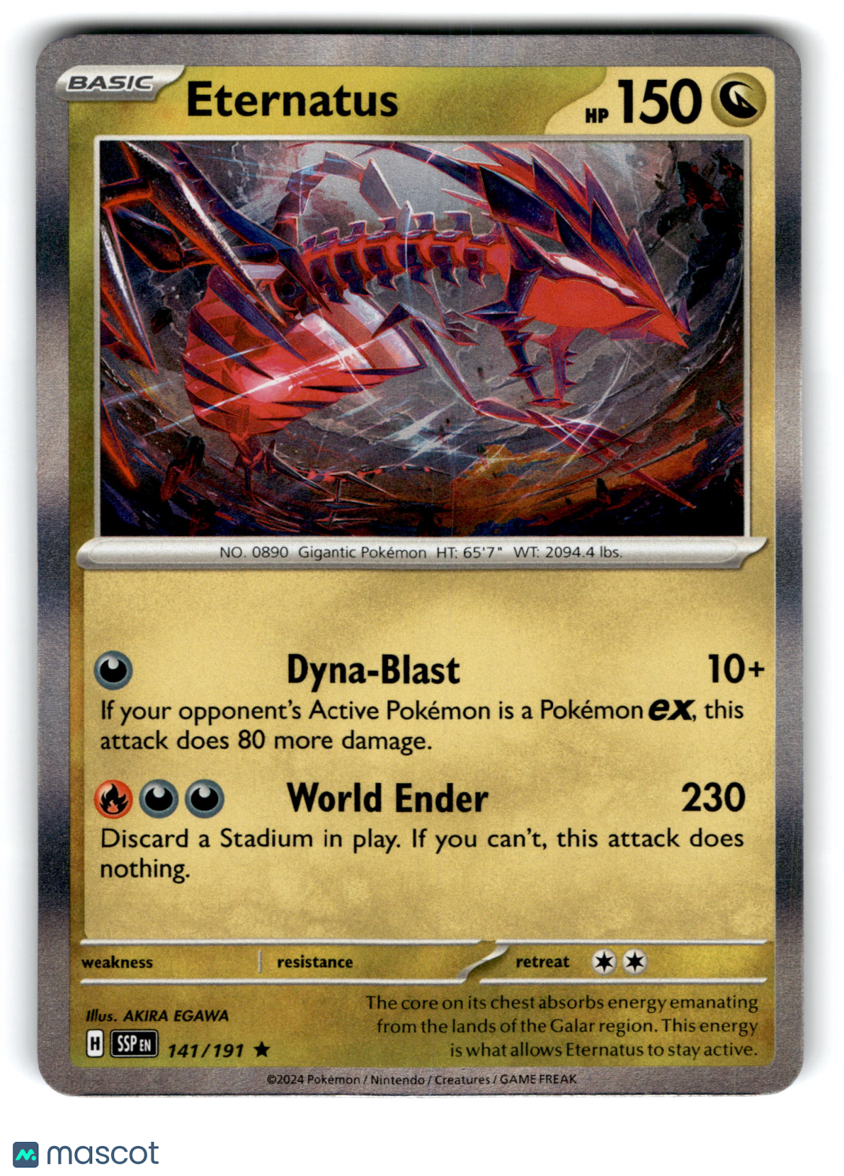 2024 Pokemon Eternatus #141/191