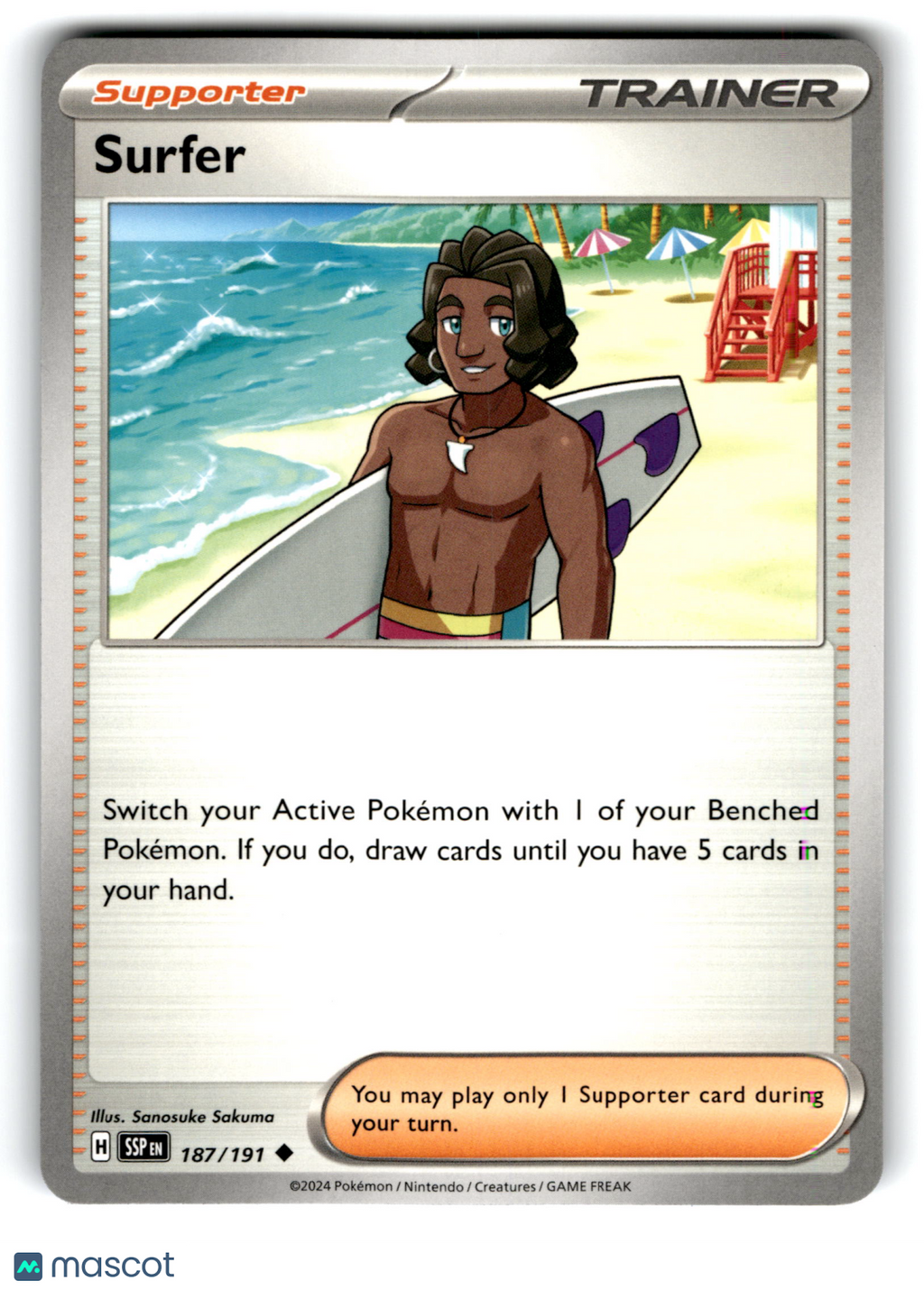 2024 Pokemon Surfer #187/191