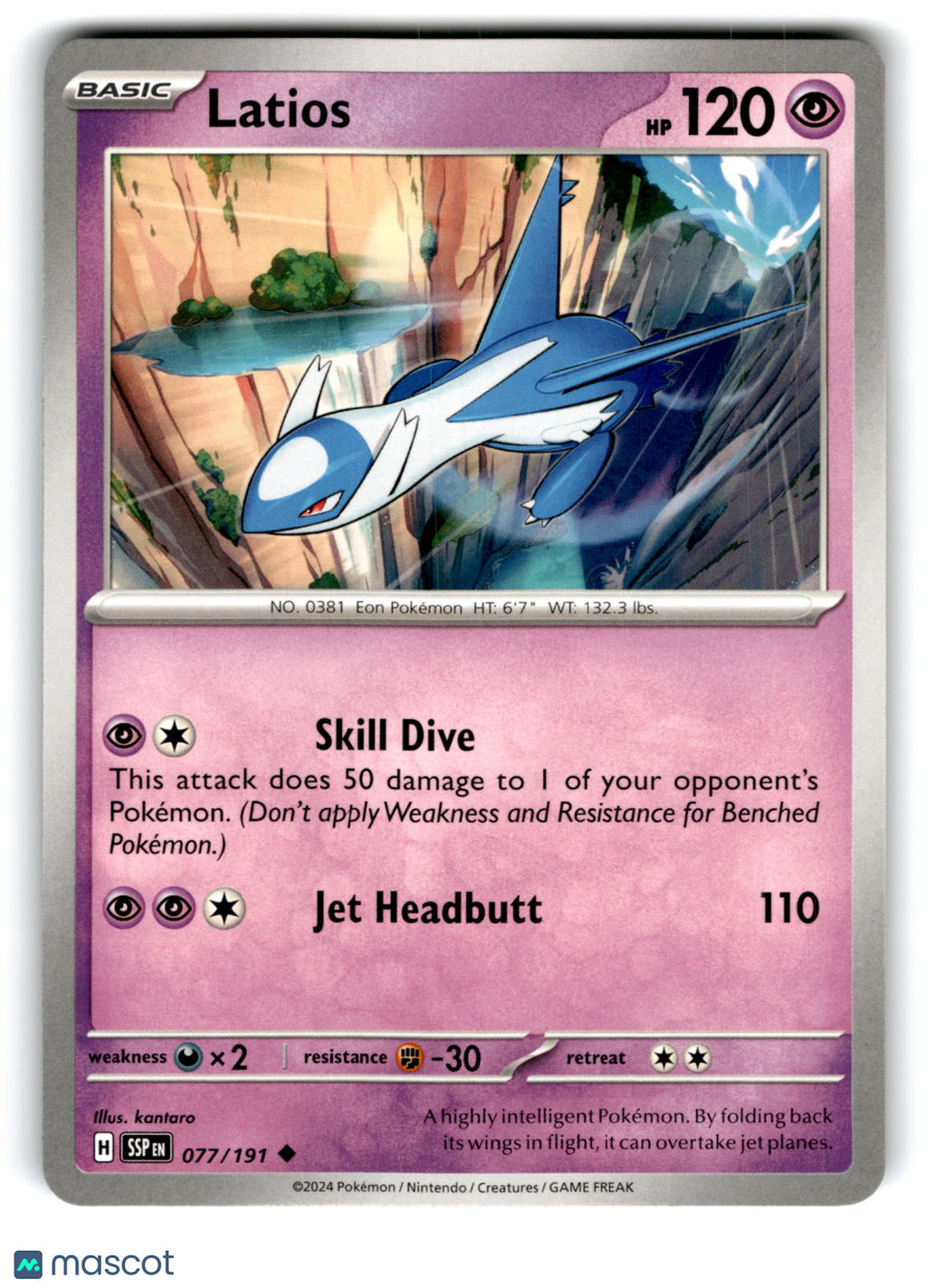 2024 Pokemon Latios #77/191