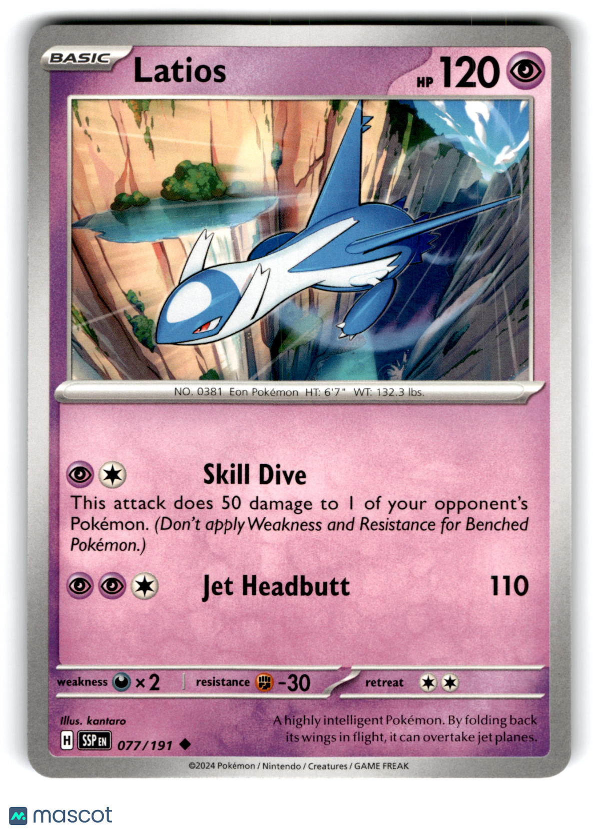 2024 Pokemon Latios #77/191