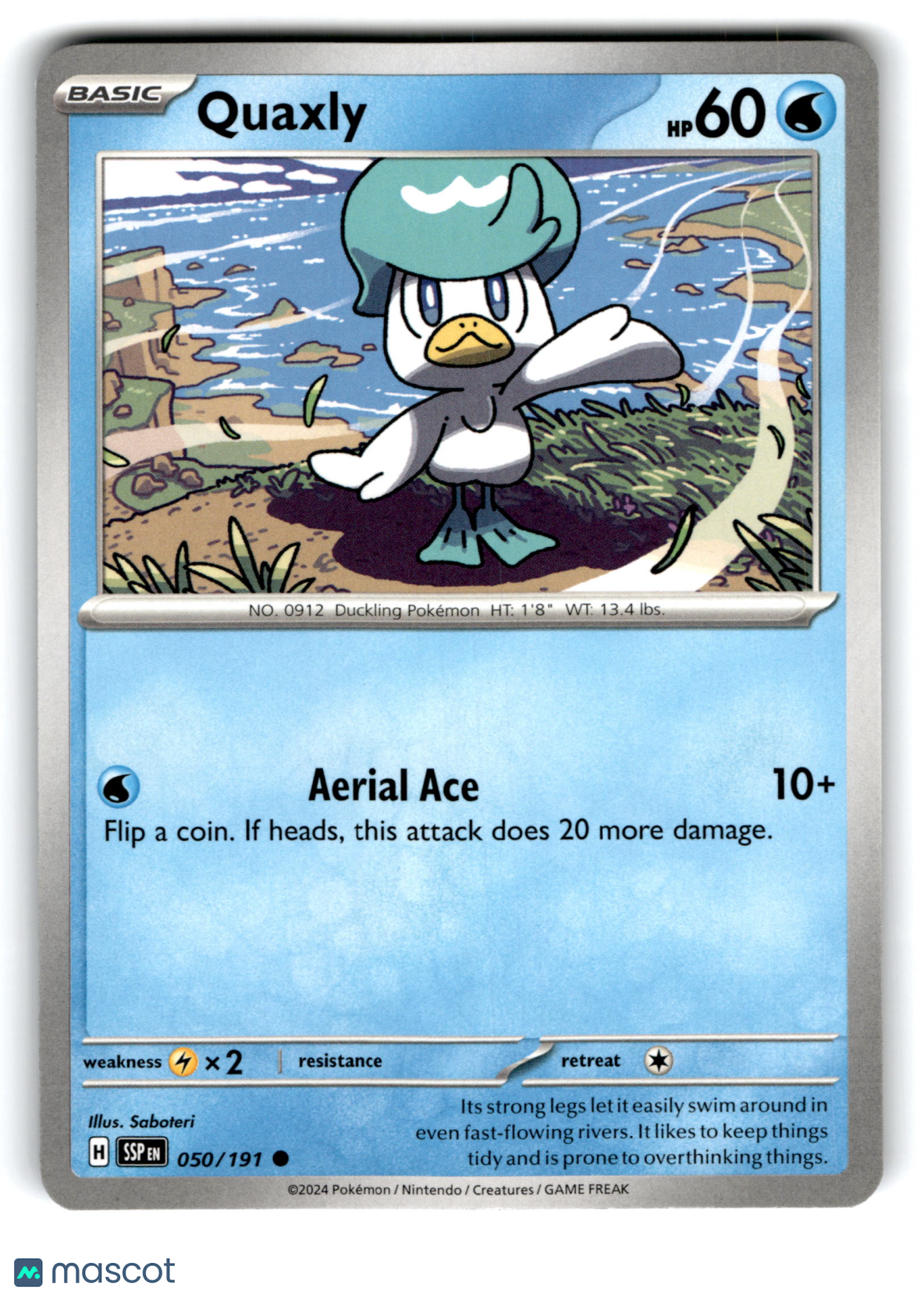 2024 Pokemon Quaxly #50/191