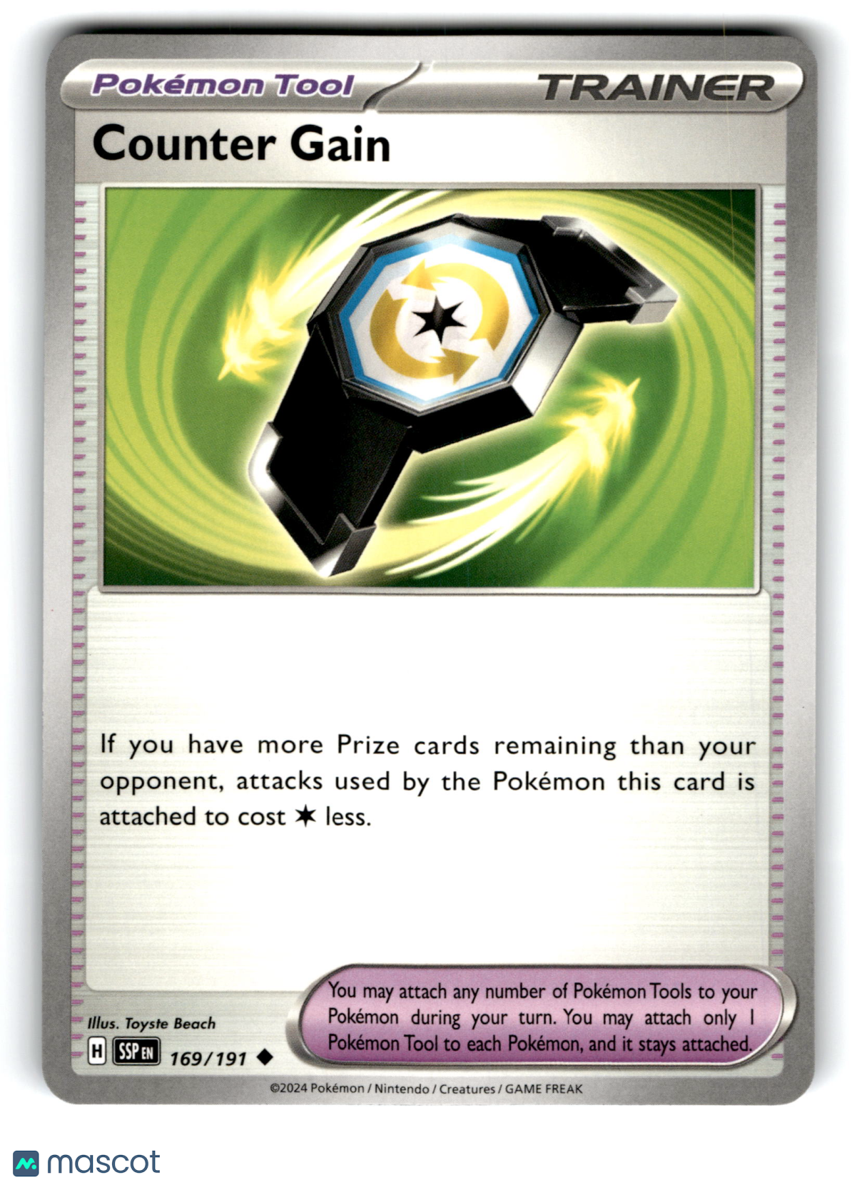 2024 Pokemon Counter Gain #169/191