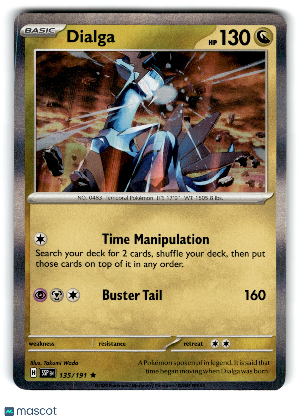 2024 Pokemon Dialga #135/191