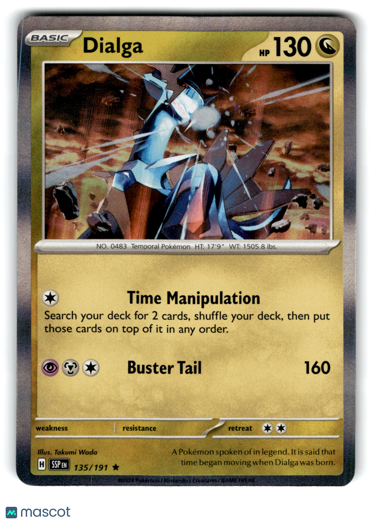 2024 Pokemon Dialga #135/191