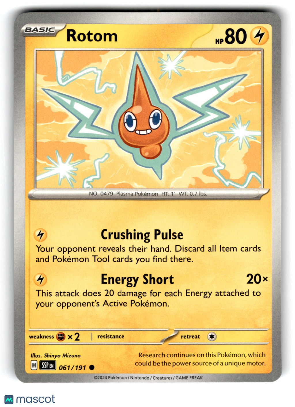 2024 Pokemon Rotom #61/191