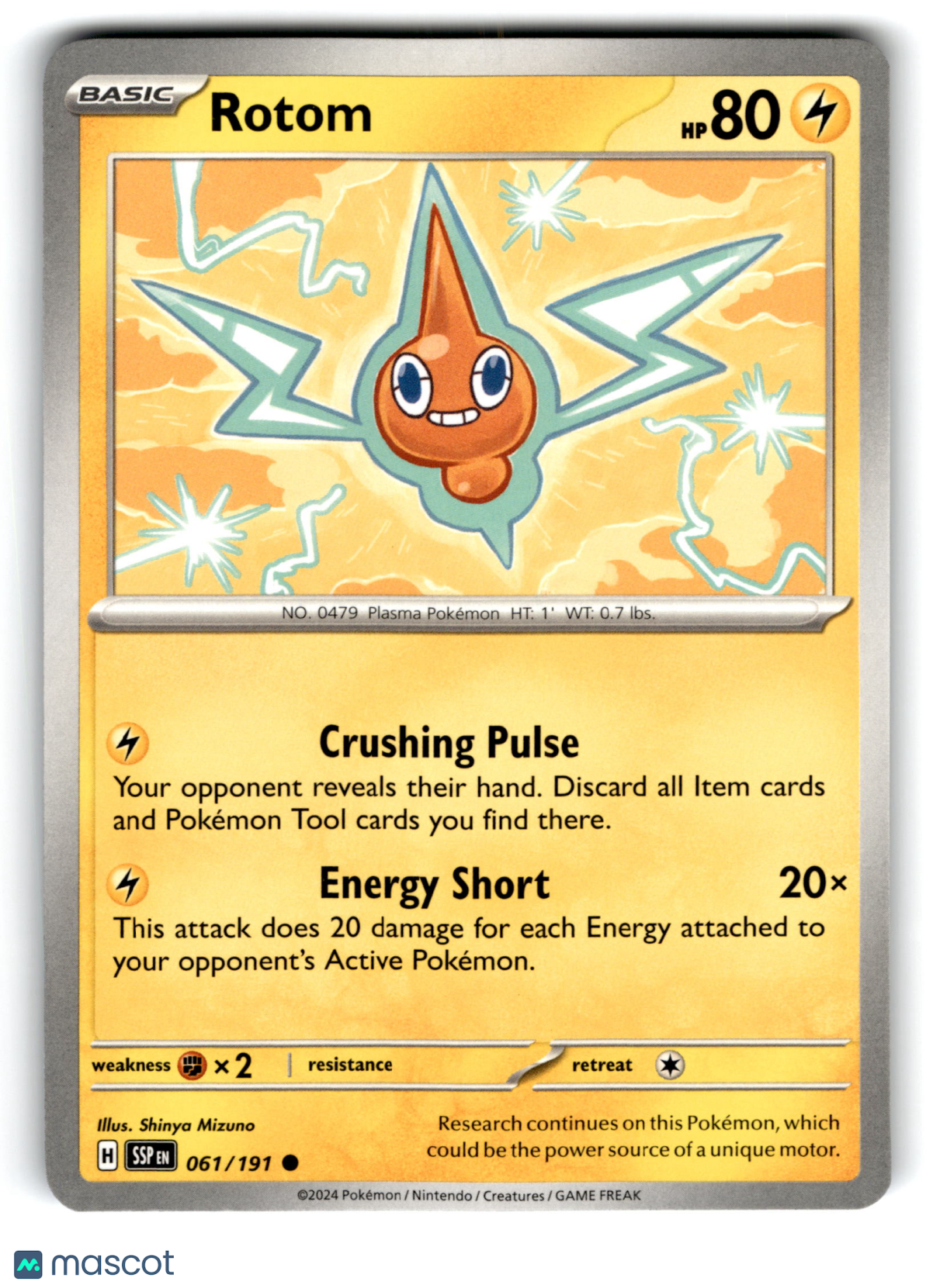 2024 Pokemon Rotom #61/191
