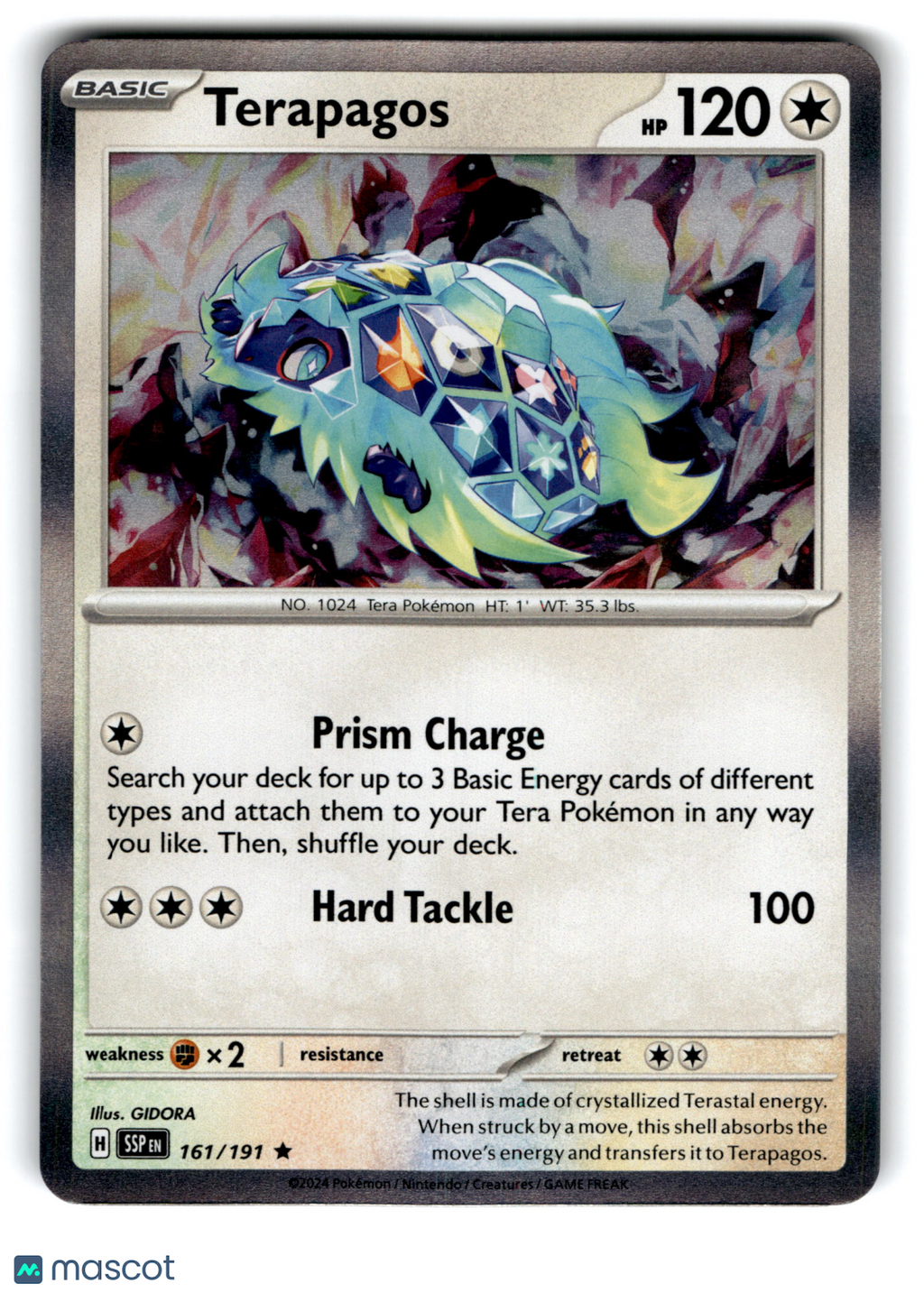 2024 Pokemon Terapagos #161/191