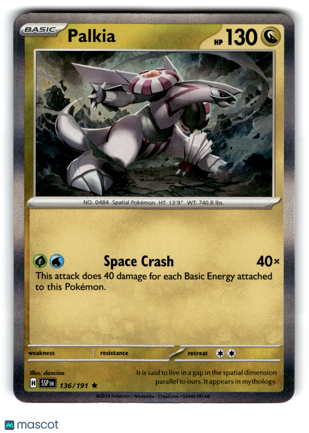 2024 Pokemon Palkia #136/191