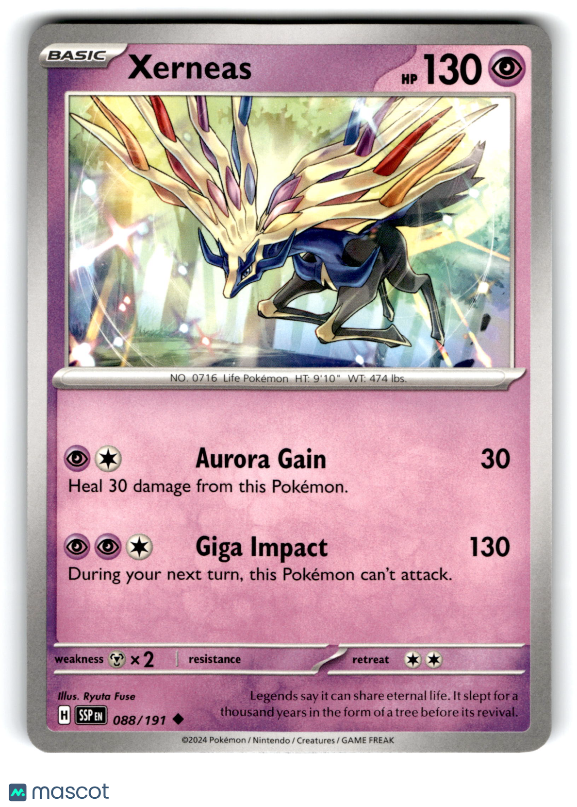 2024 Pokemon Xerneas #88/191