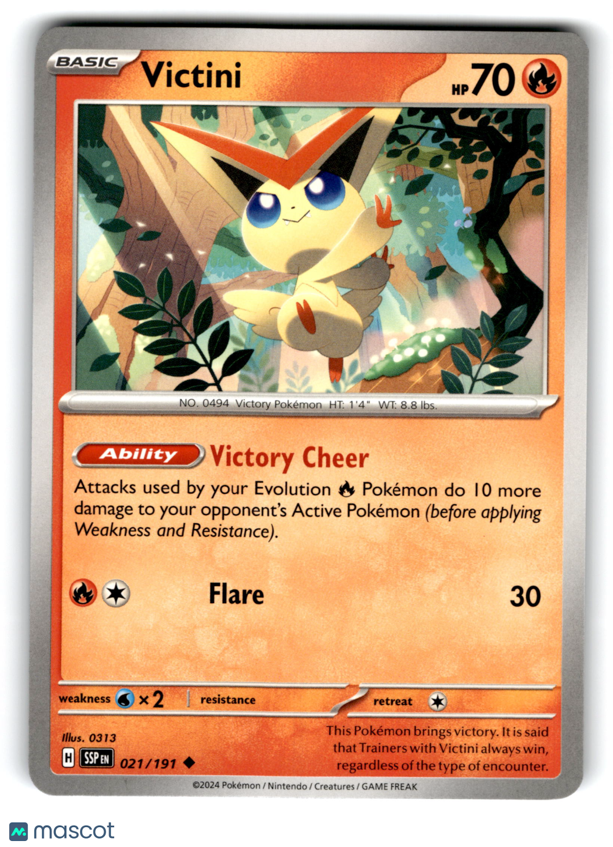 2024 Pokemon Victini #21/191