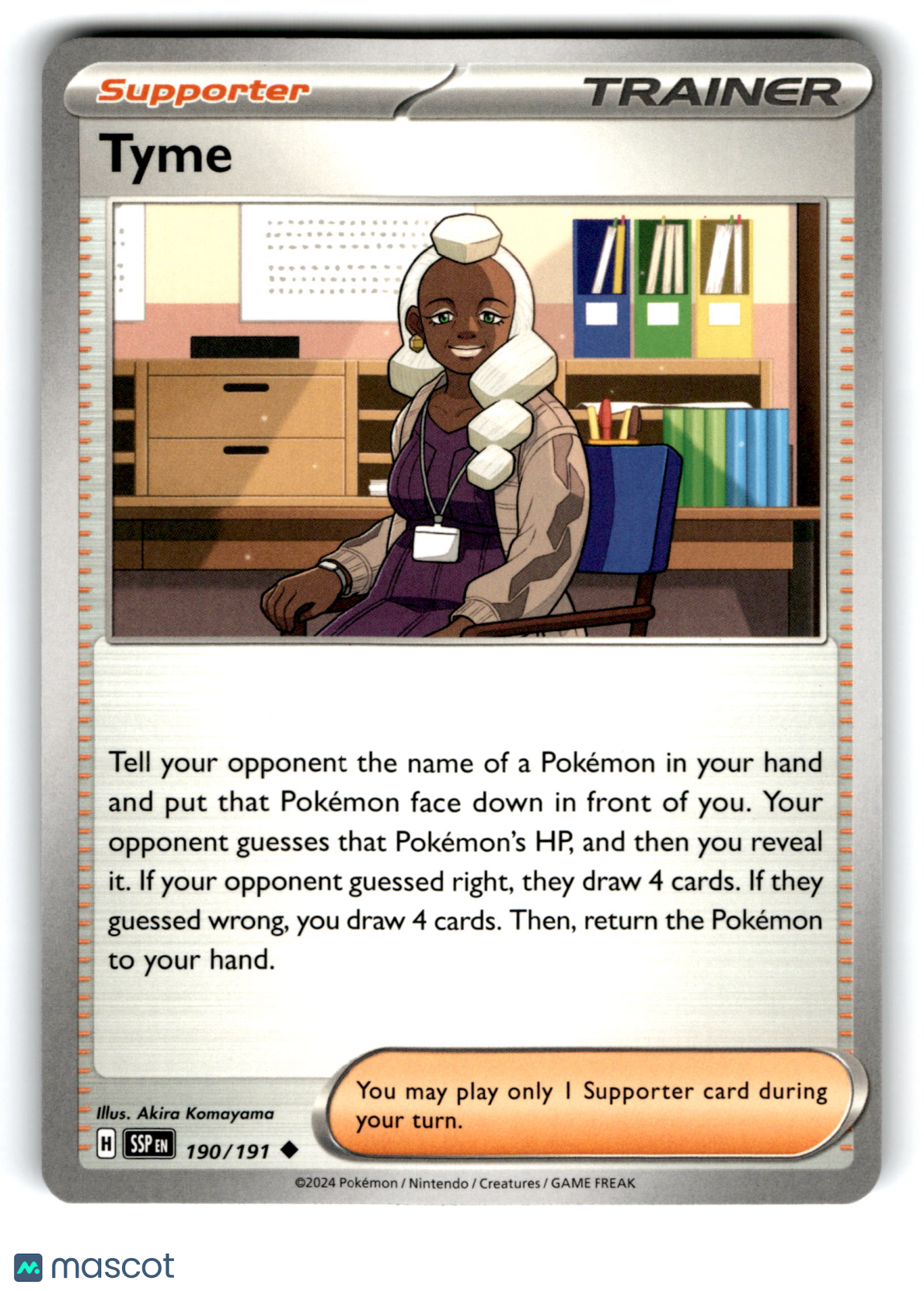 2024 Pokemon Tyme #190/191