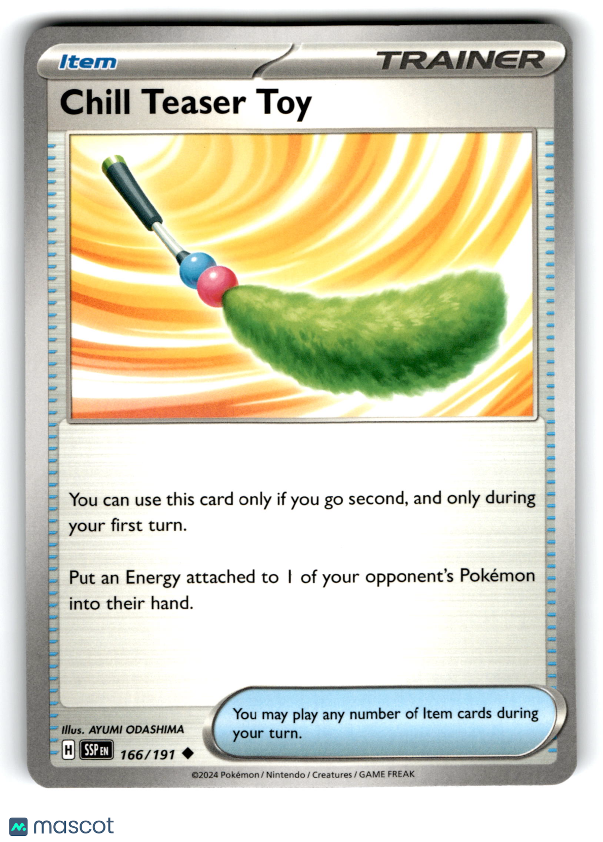 2024 Pokemon Chill Teaser Toy #166/191