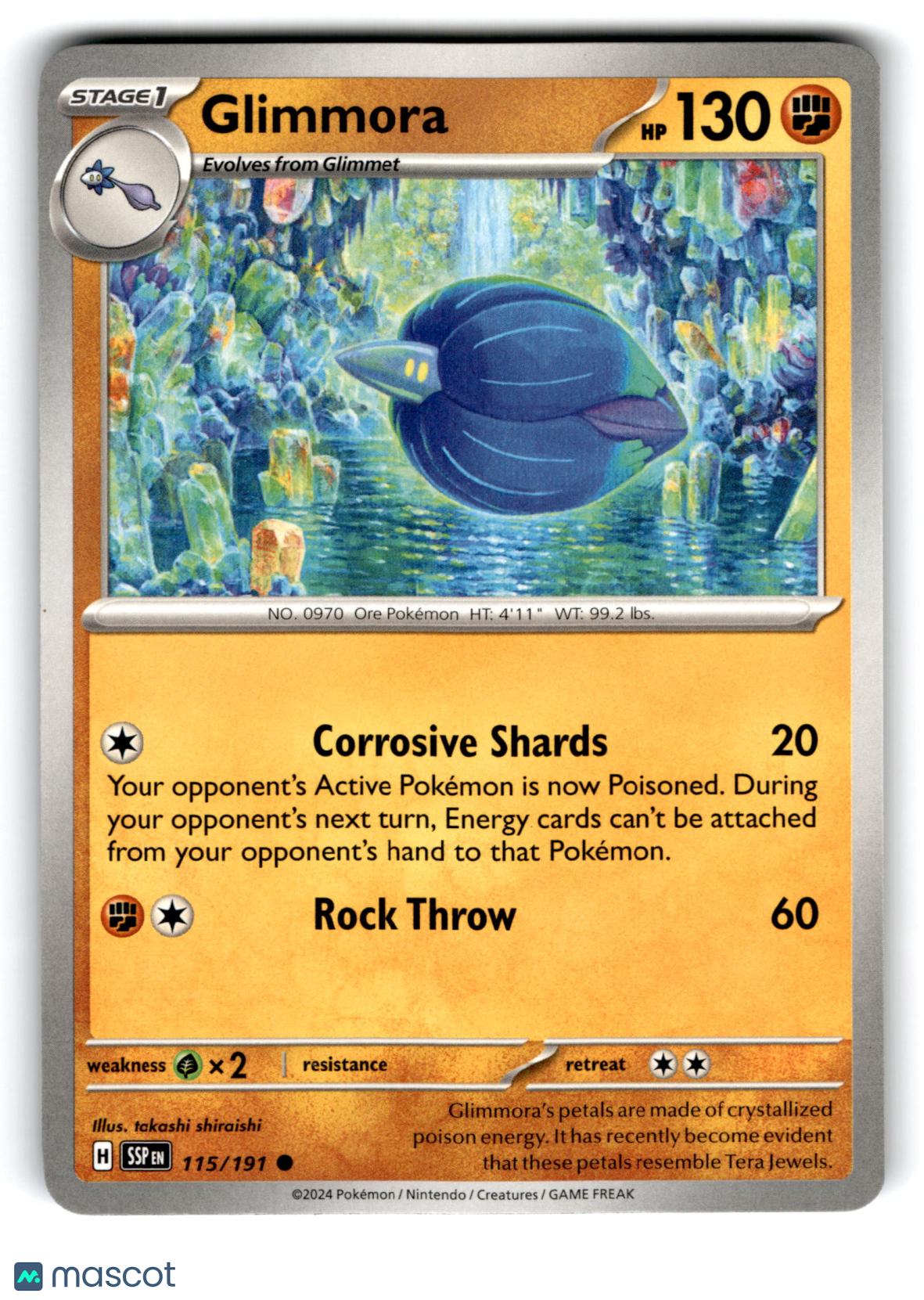 2024 Pokemon Glimmora #115/191