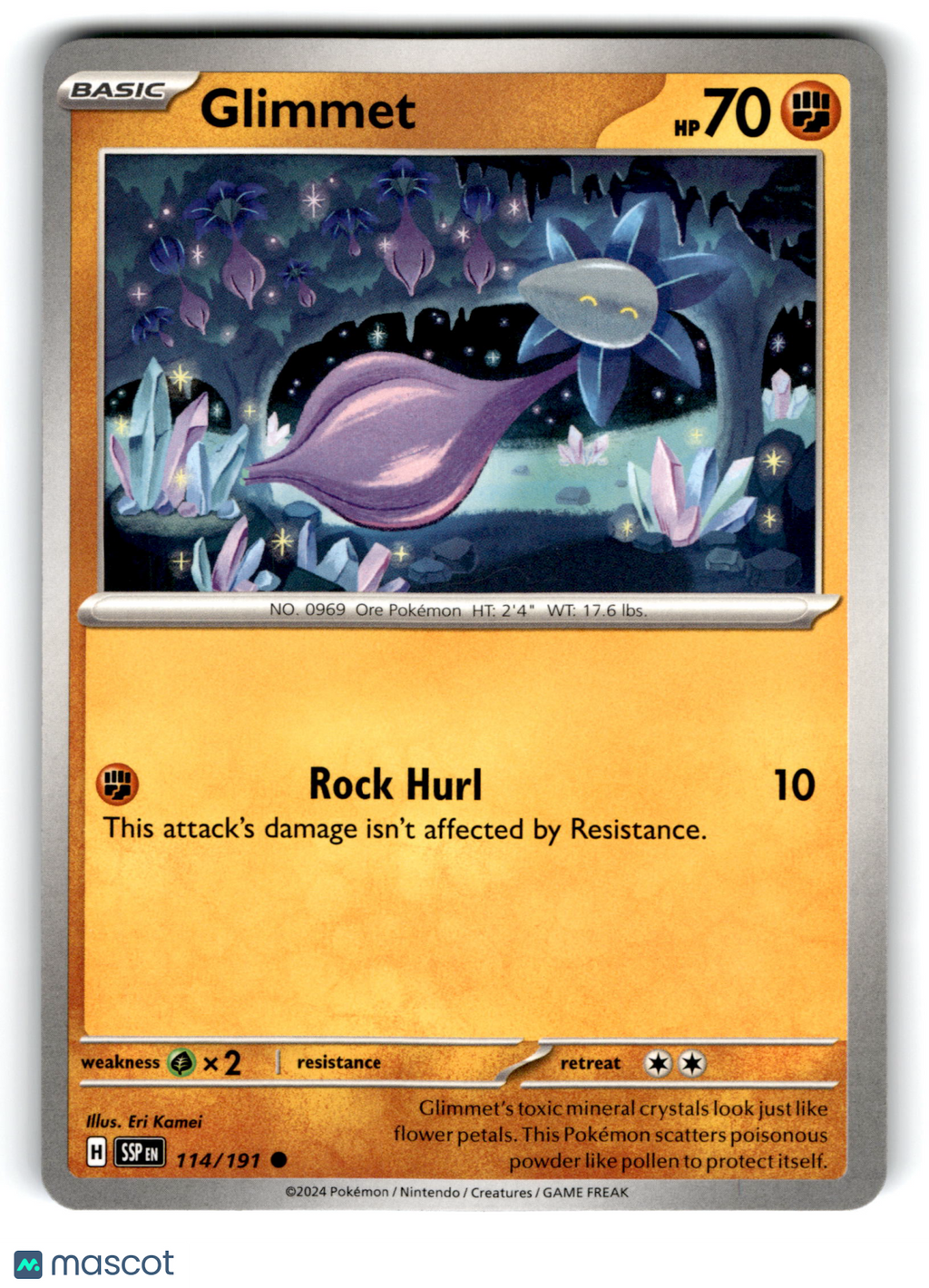 2024 Pokemon Glimmet #114/191