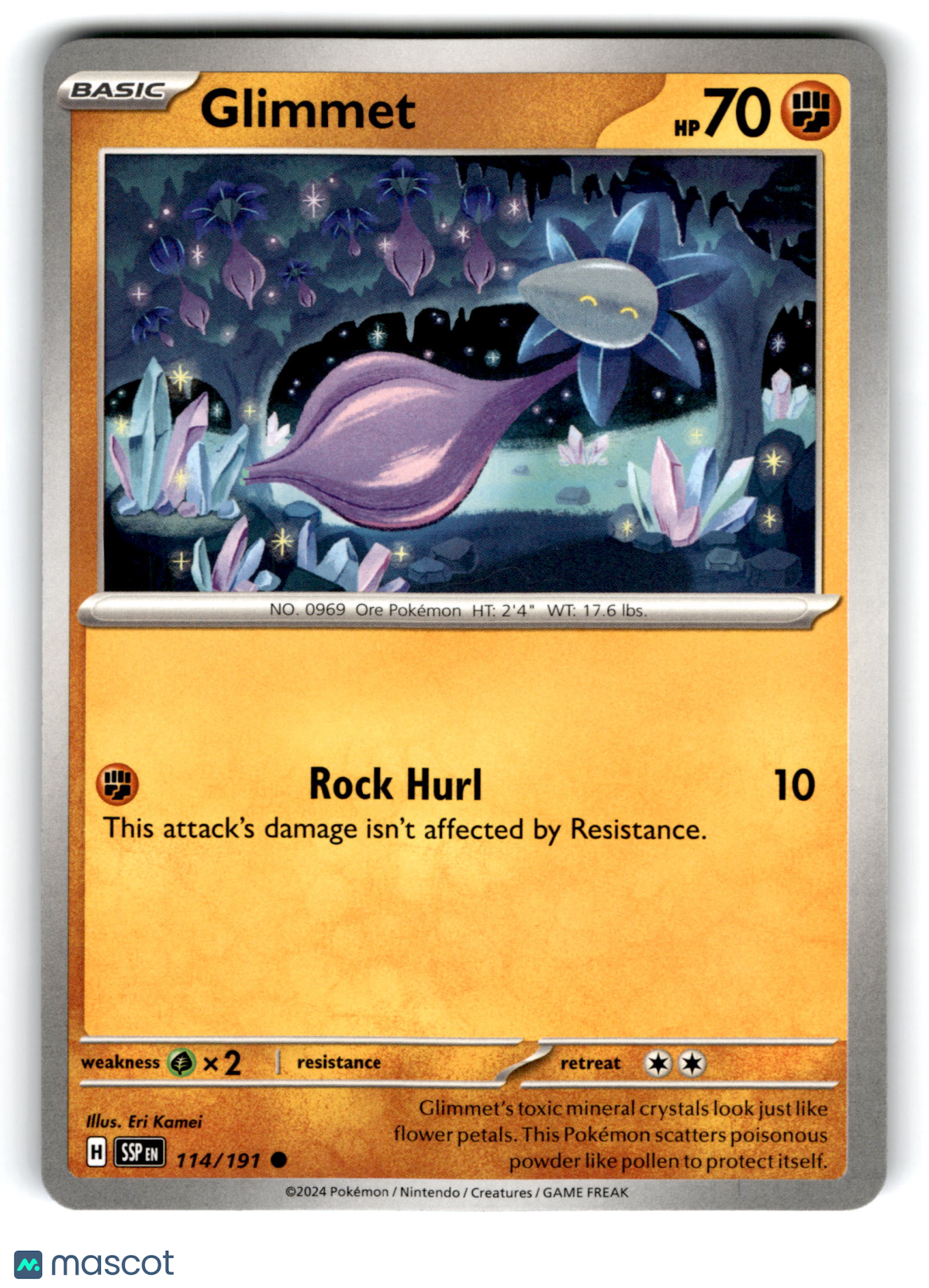 2024 Pokemon Glimmet #114/191