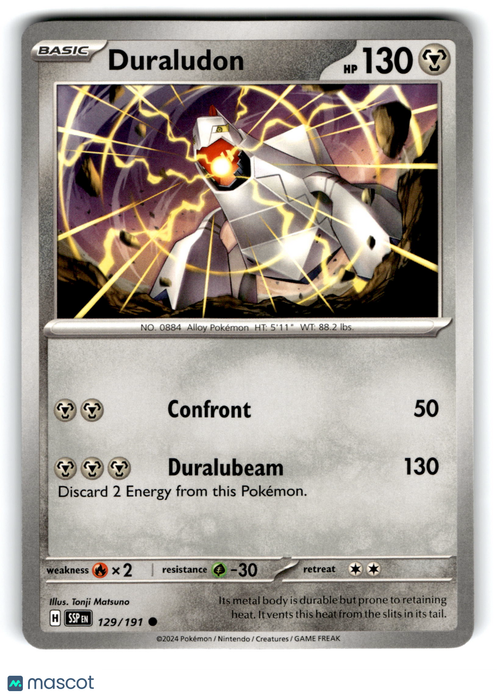 2024 Pokemon Duraludon #129/191