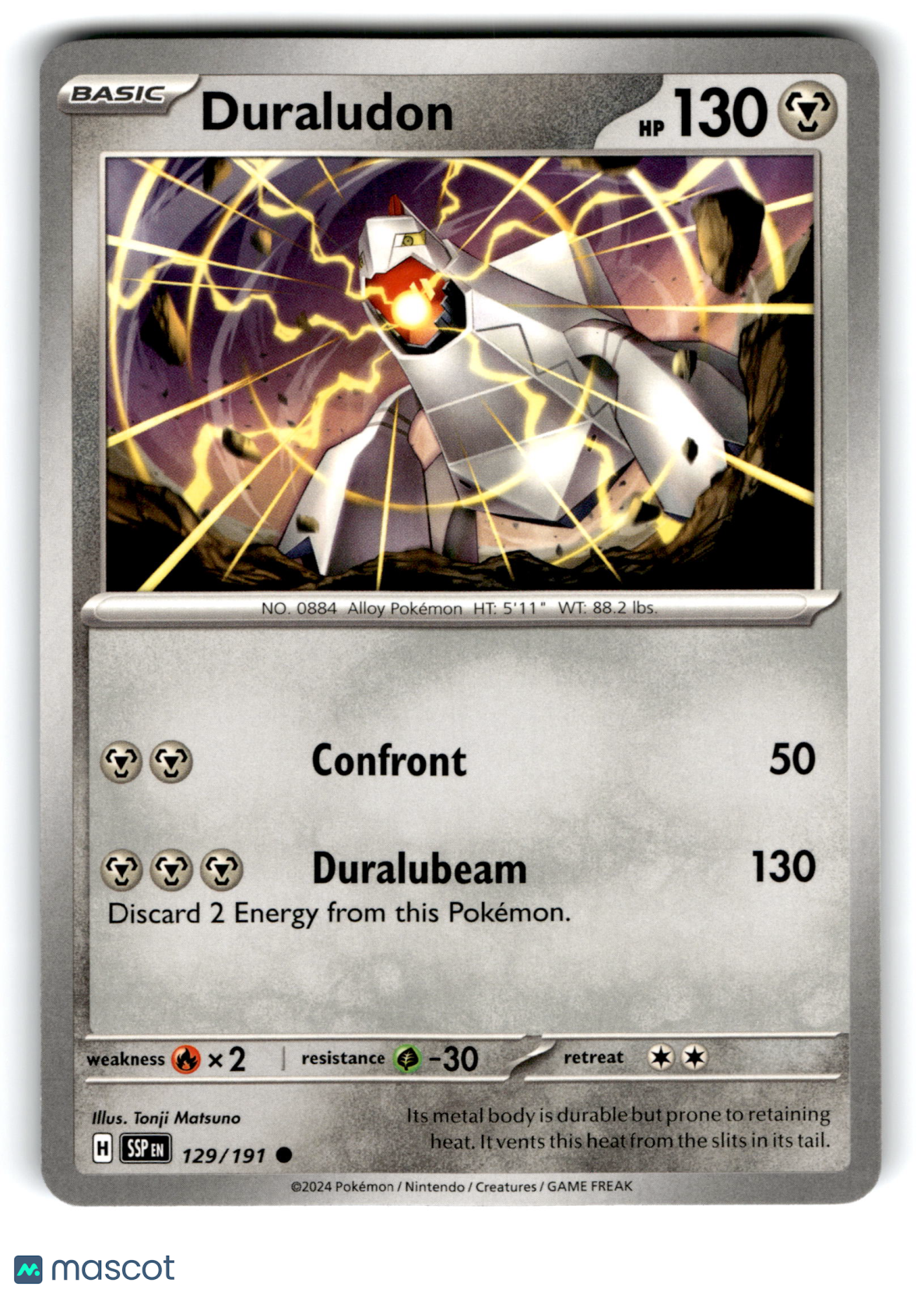 2024 Pokemon Duraludon #129/191
