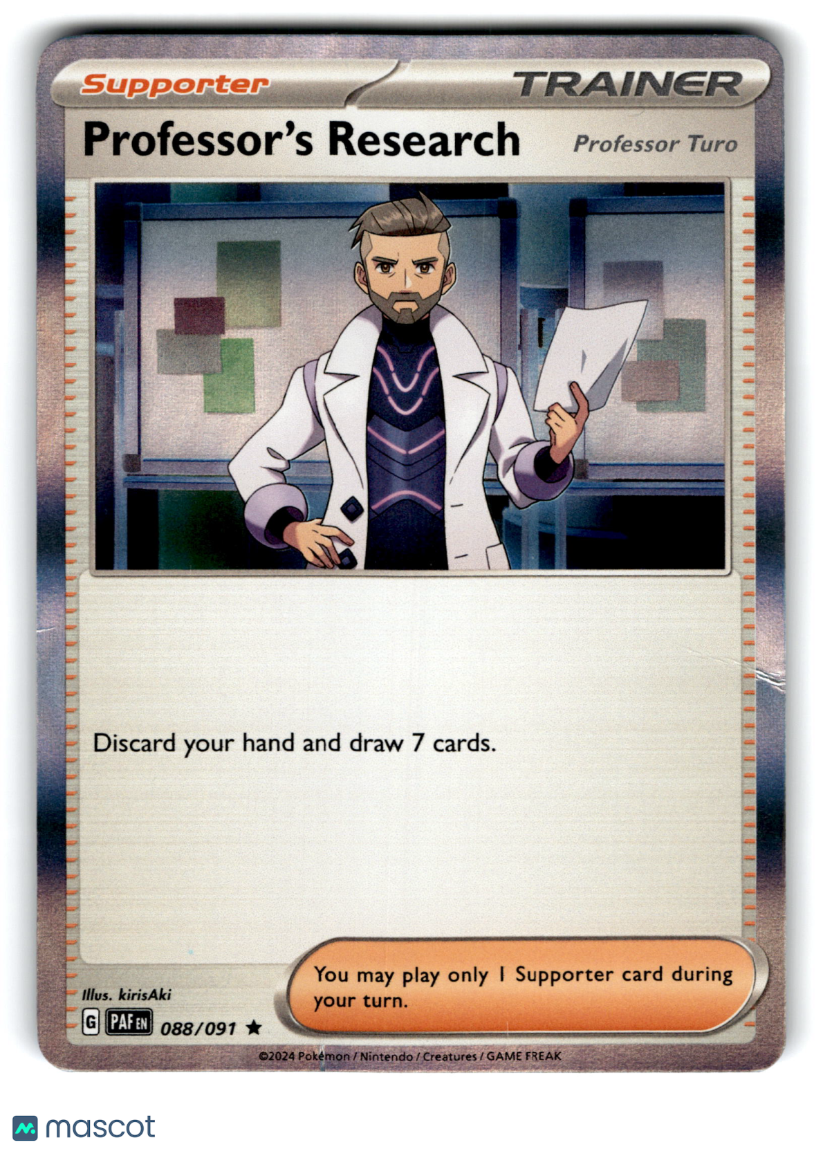 2024 Pokemon Professor's Research (Professor Turo) #88/91