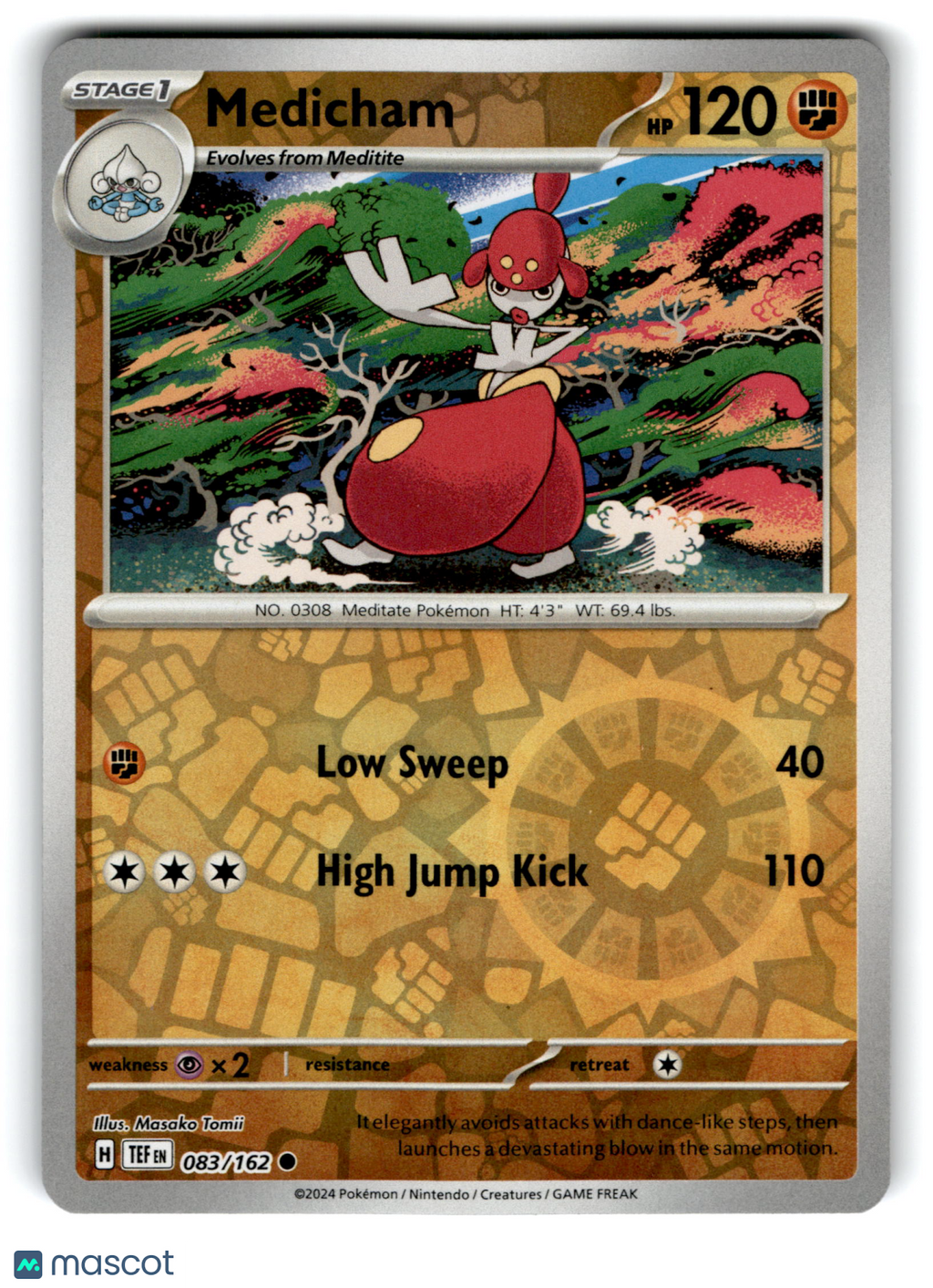 2024 Pokemon Medicham #83/162