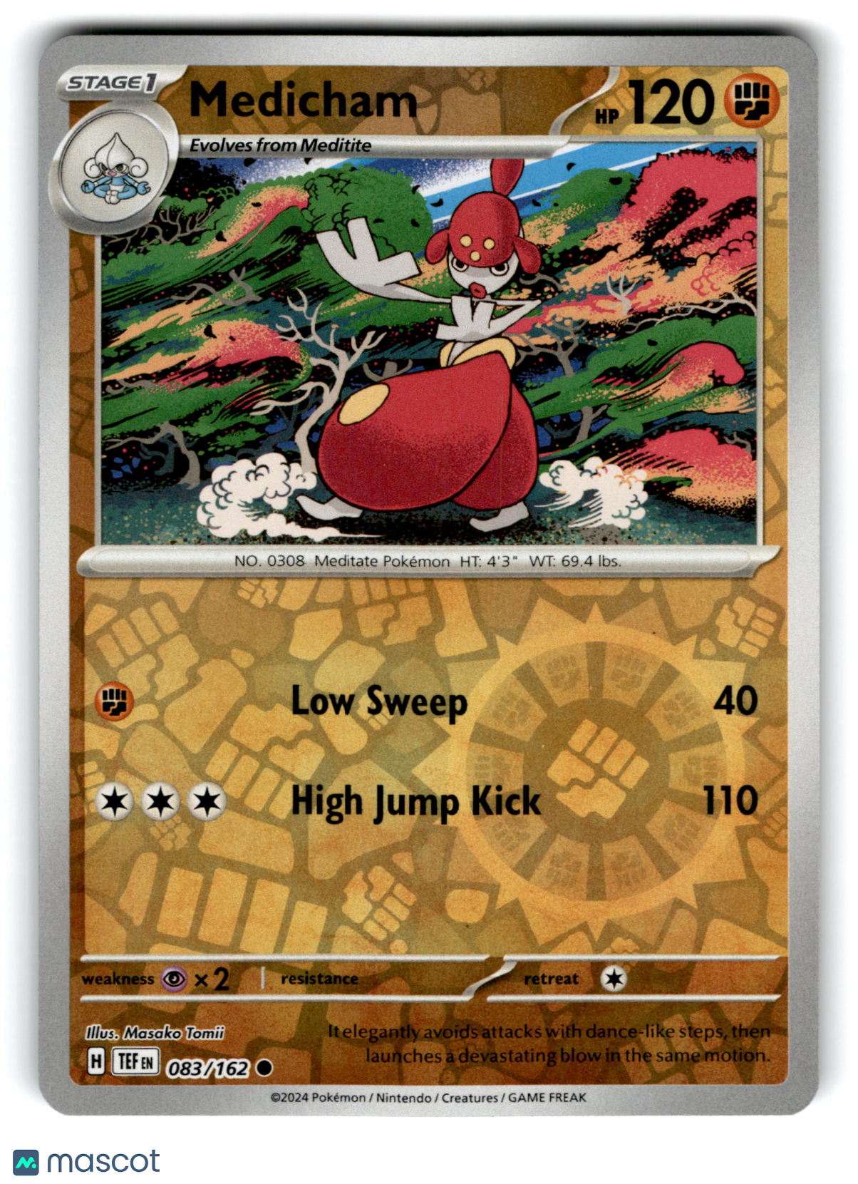 2024 Pokemon Medicham #83/162