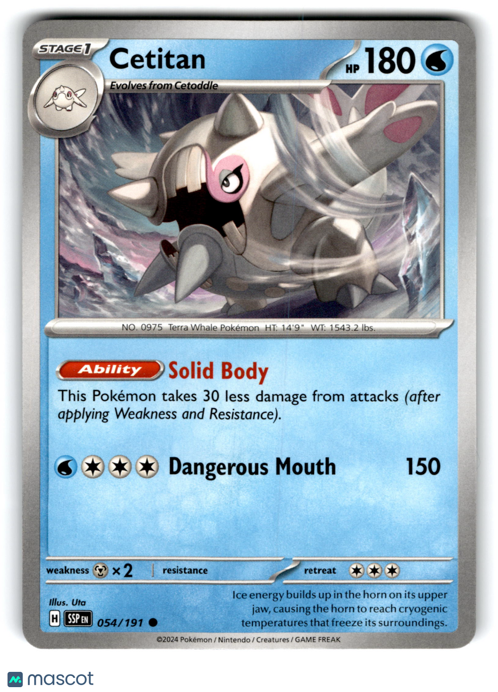 2024 Pokemon Cetitan #54/191