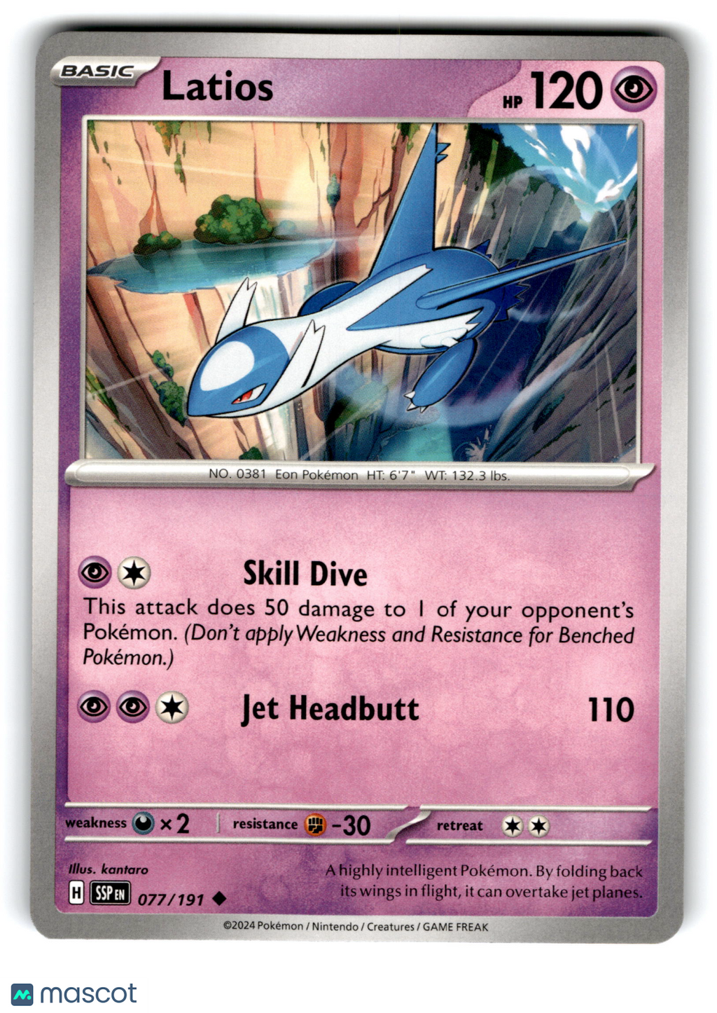 2024 Pokemon Latios #77/191