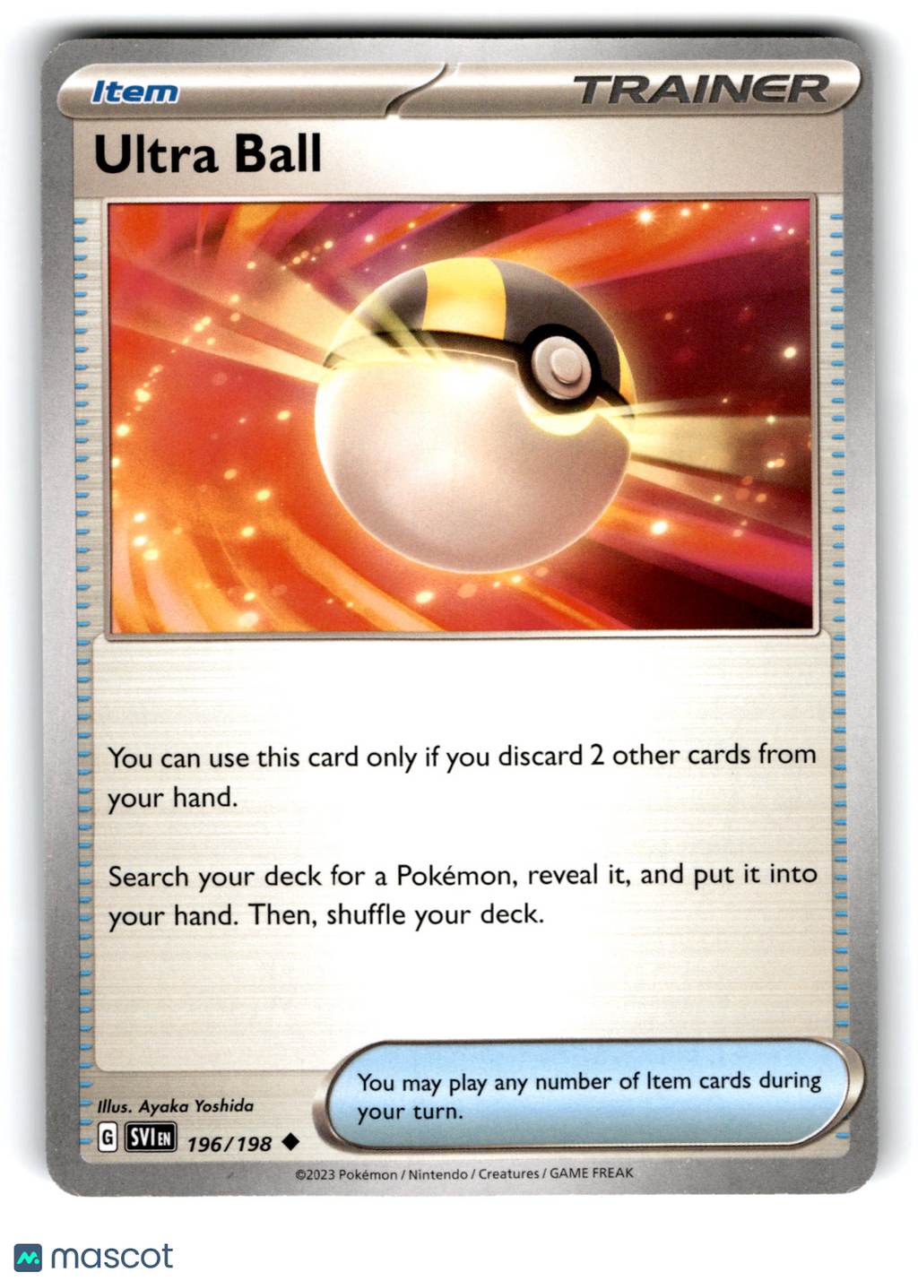 2023 Pokemon Ultra Ball #196/198